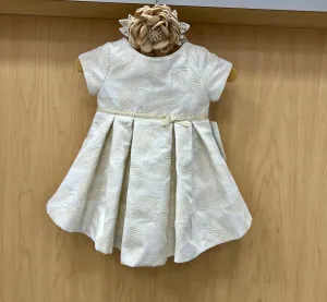 047-20167 ivory & gold dress