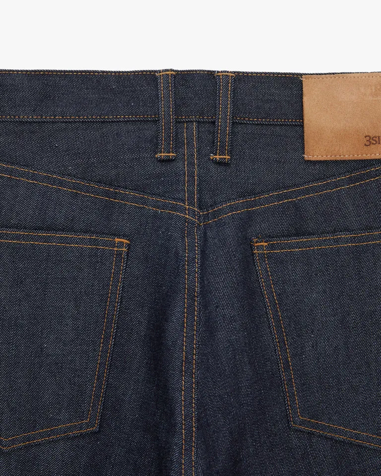 3sixteen RS-100x Relaxed Straight Mens Jeans - Indigo Selvedge