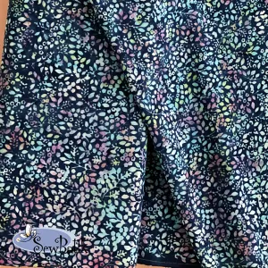 45" Batik Rayon - Valhalla - Navy Jewel  [ 32" CUT ONLY ]