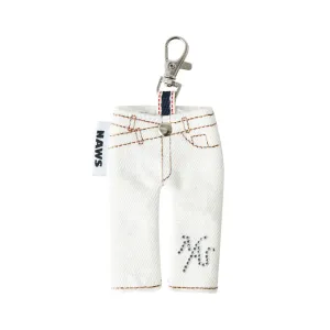  5CM Jeans Style Bag Hanging Toy White