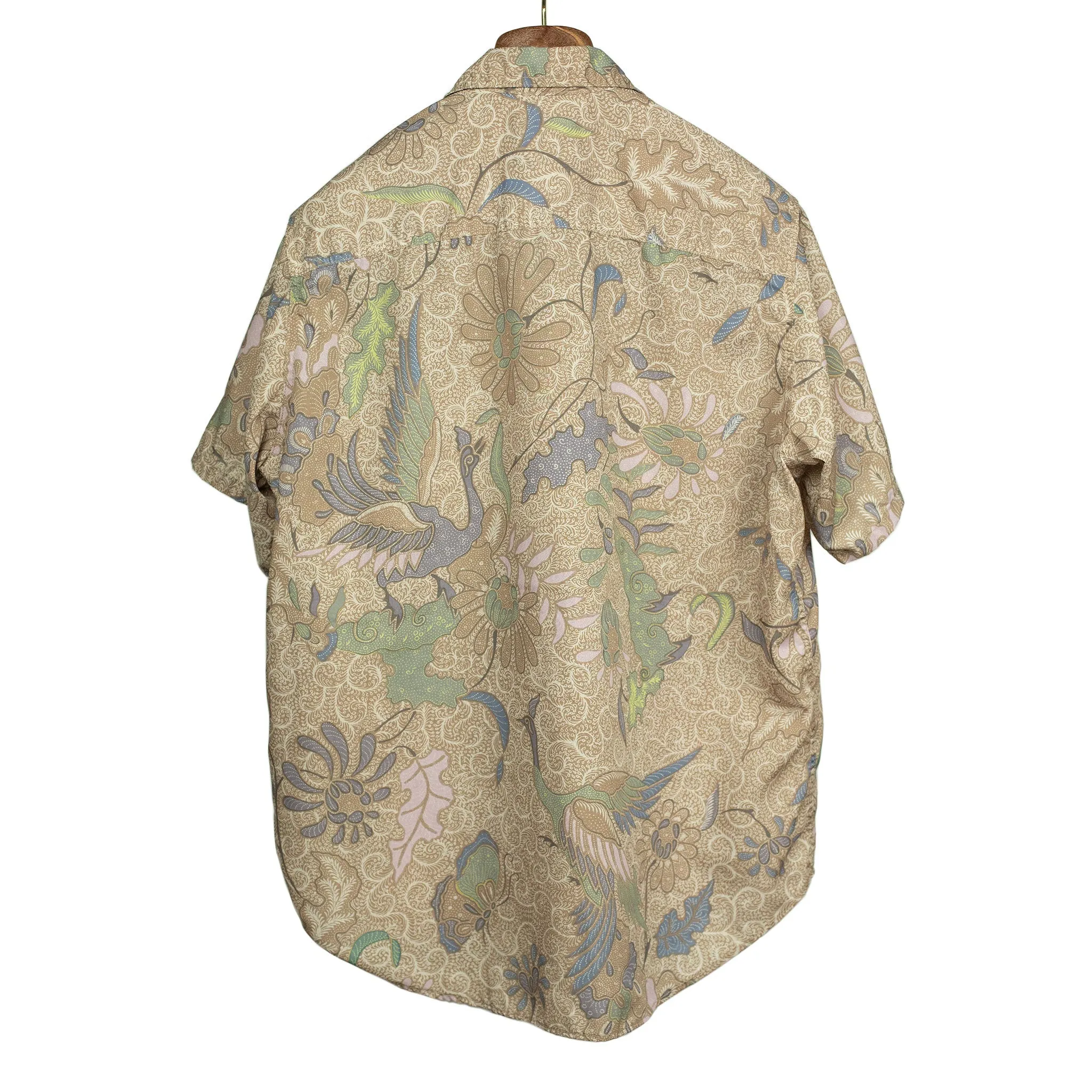 Adventure short sleeve shirt in floral print polyester