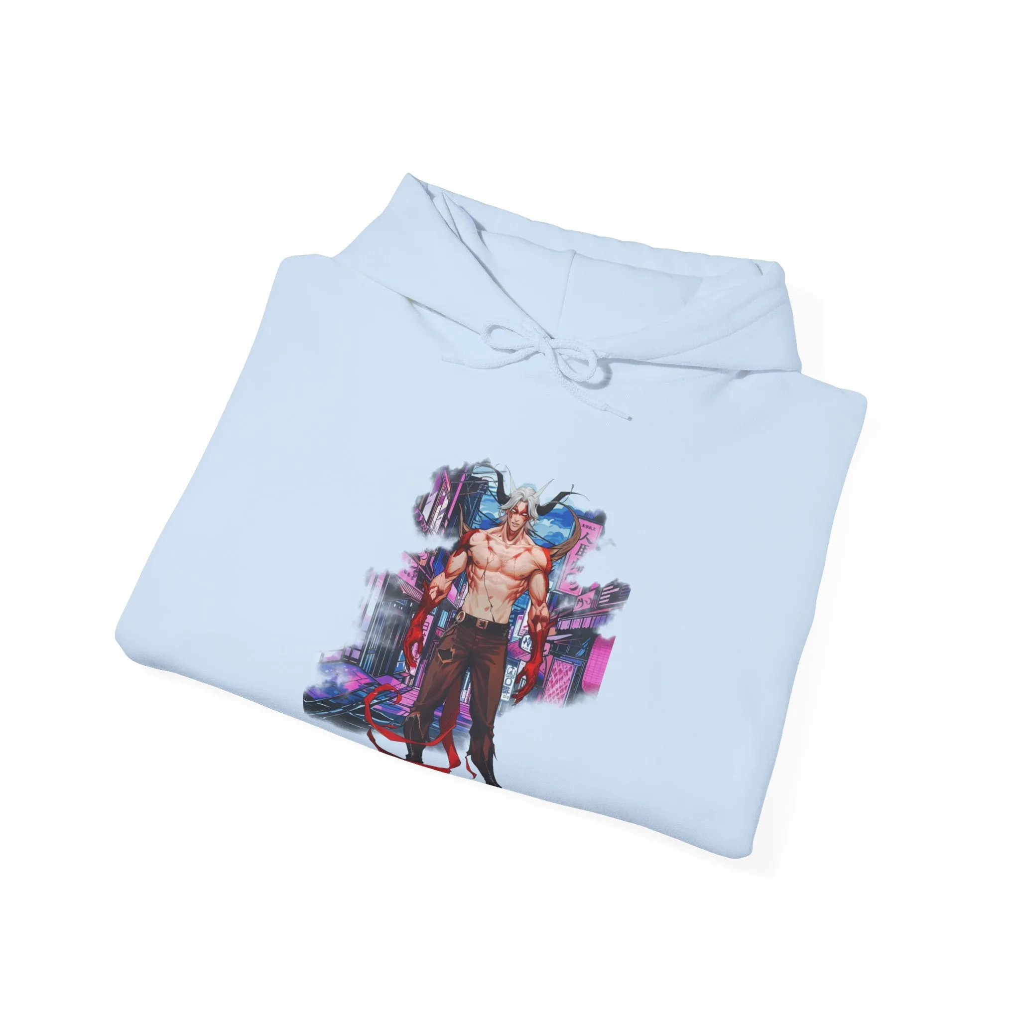Anime Male Demon Unisex Heavy Blend™ Hooded Sweatshirt