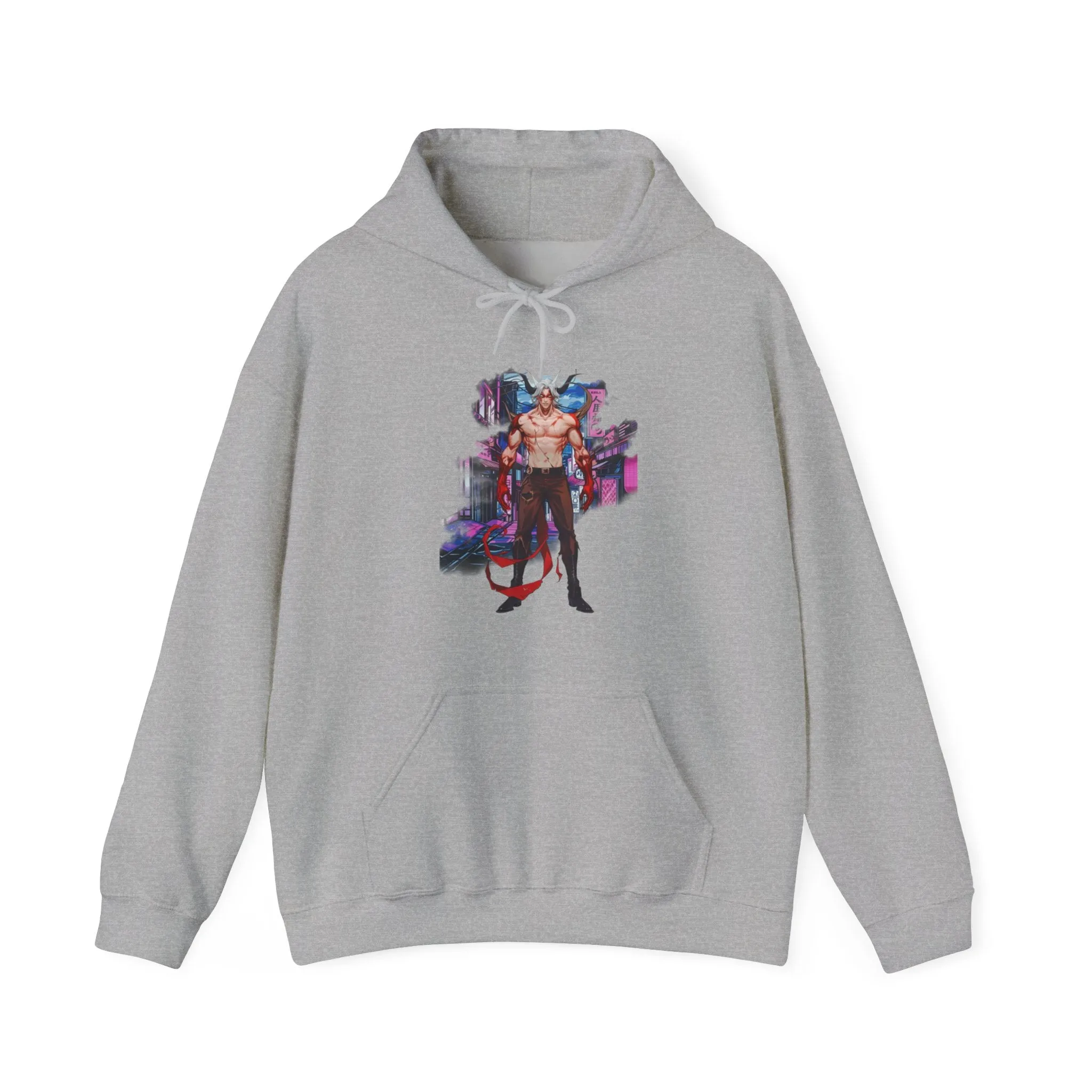 Anime Male Demon Unisex Heavy Blend™ Hooded Sweatshirt