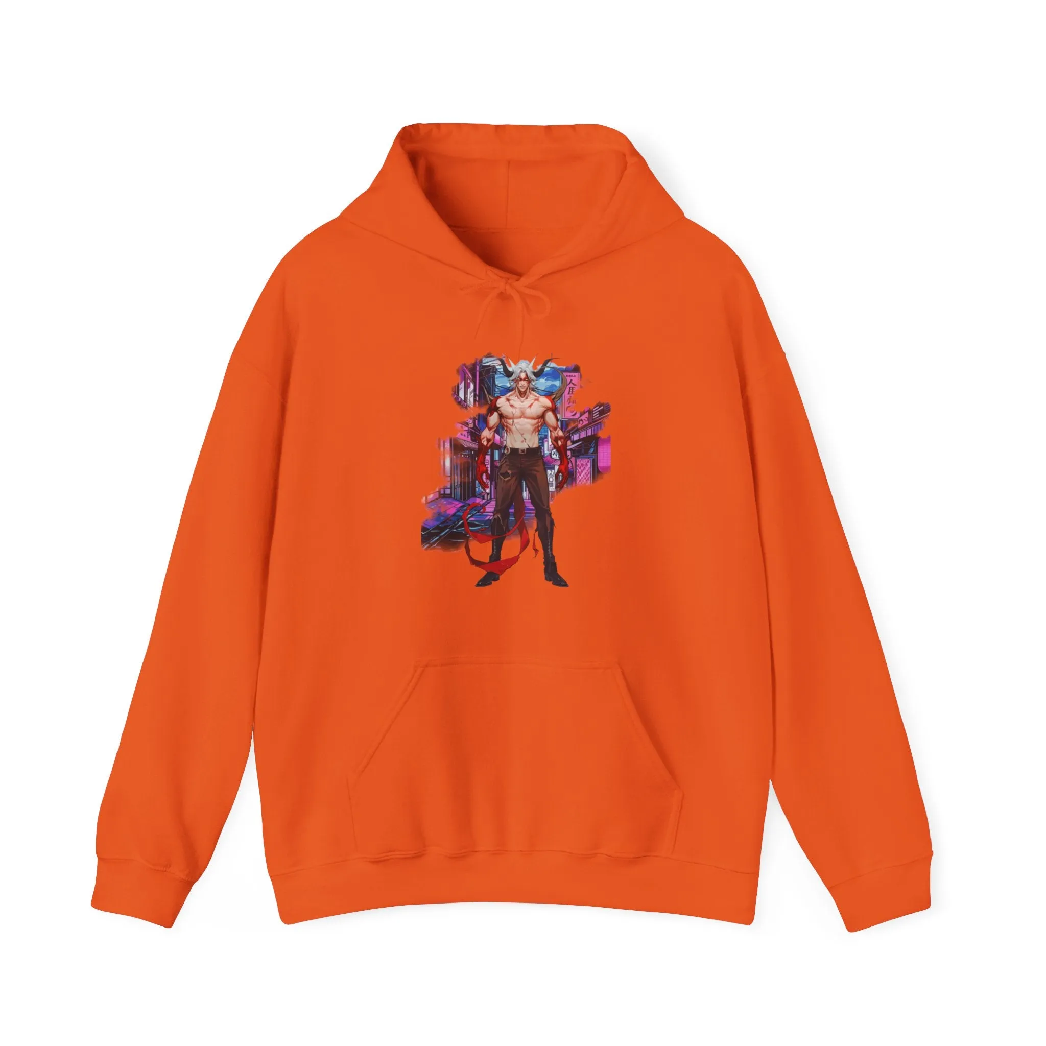 Anime Male Demon Unisex Heavy Blend™ Hooded Sweatshirt