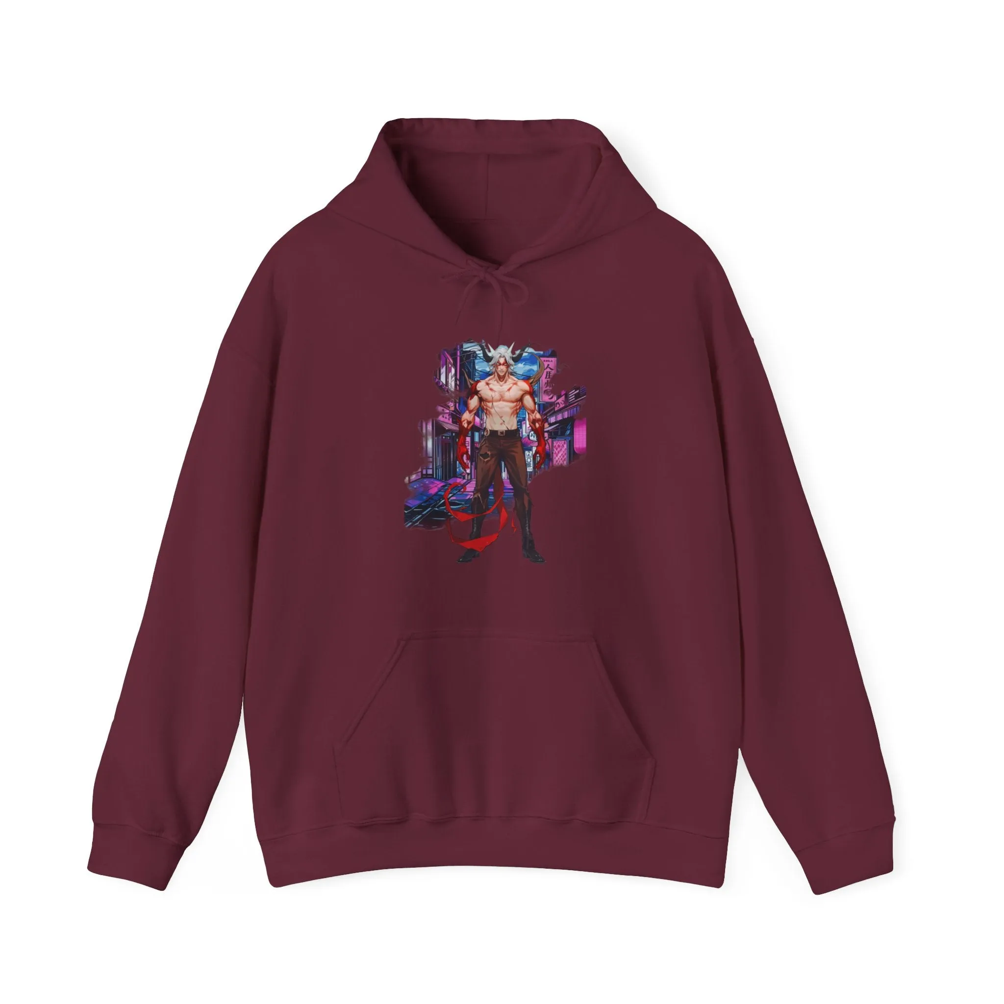 Anime Male Demon Unisex Heavy Blend™ Hooded Sweatshirt