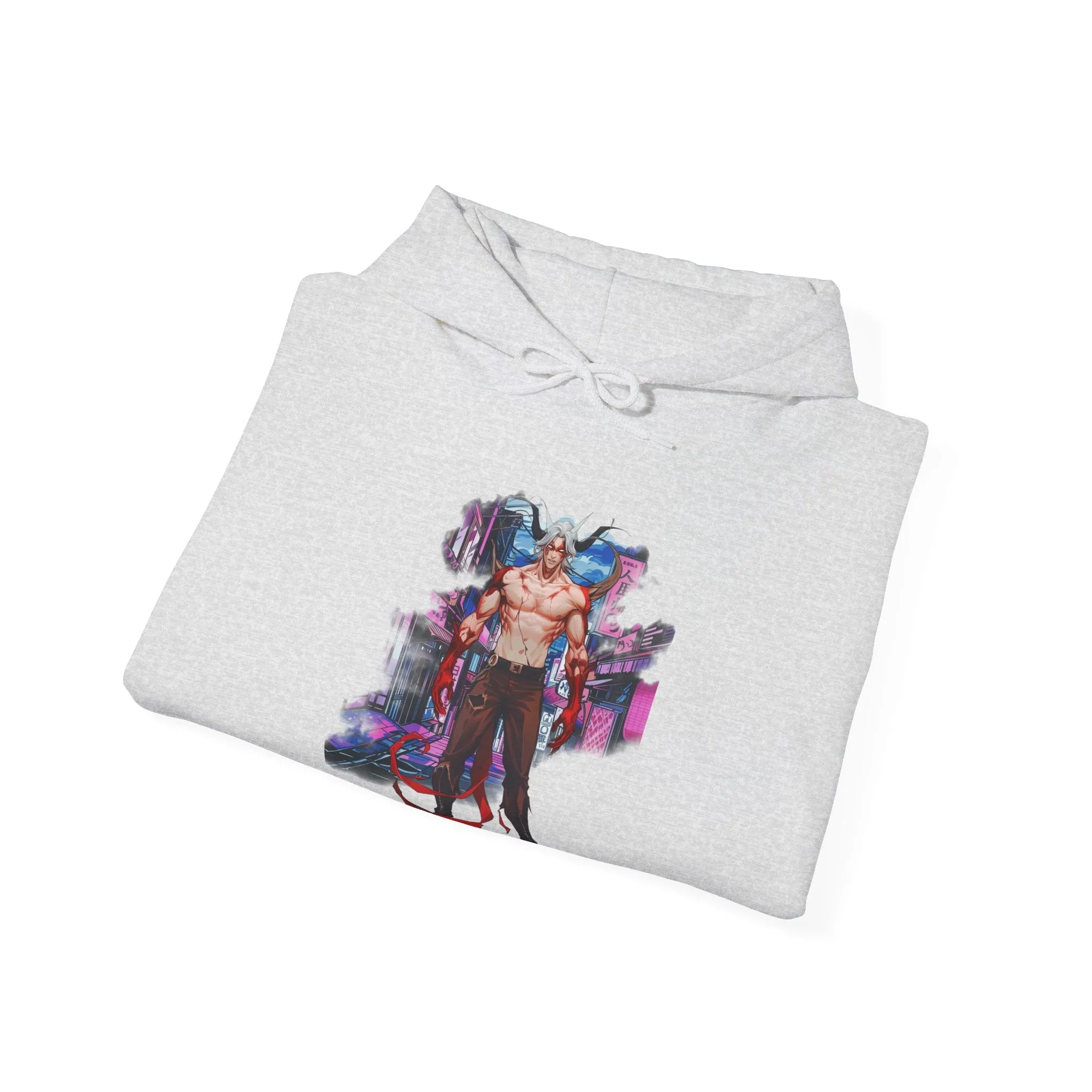 Anime Male Demon Unisex Heavy Blend™ Hooded Sweatshirt