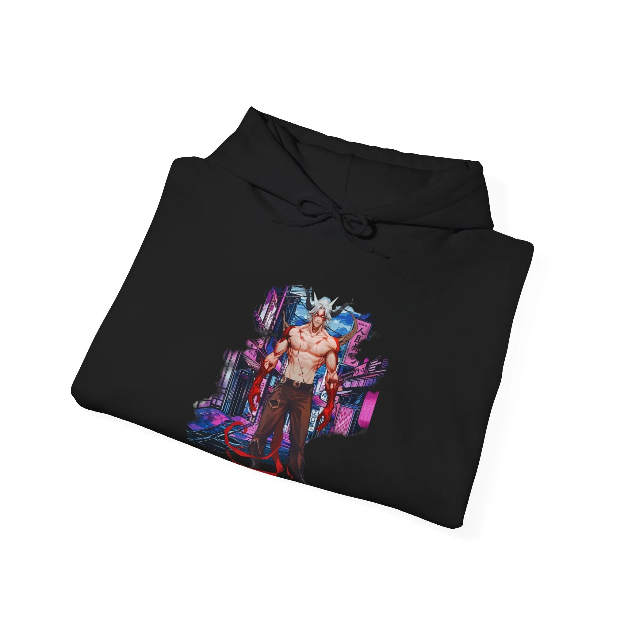 Anime Male Demon Unisex Heavy Blend™ Hooded Sweatshirt
