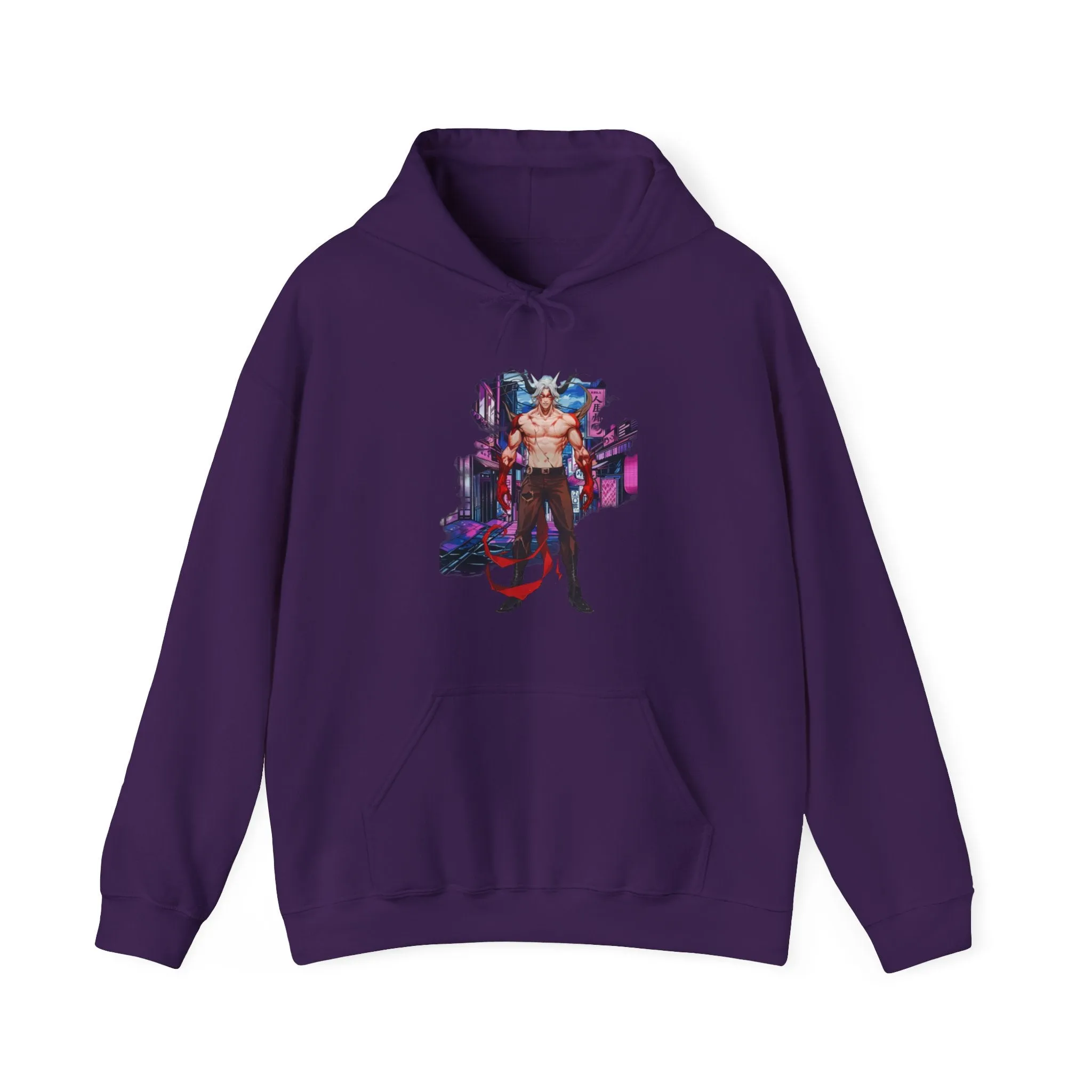 Anime Male Demon Unisex Heavy Blend™ Hooded Sweatshirt