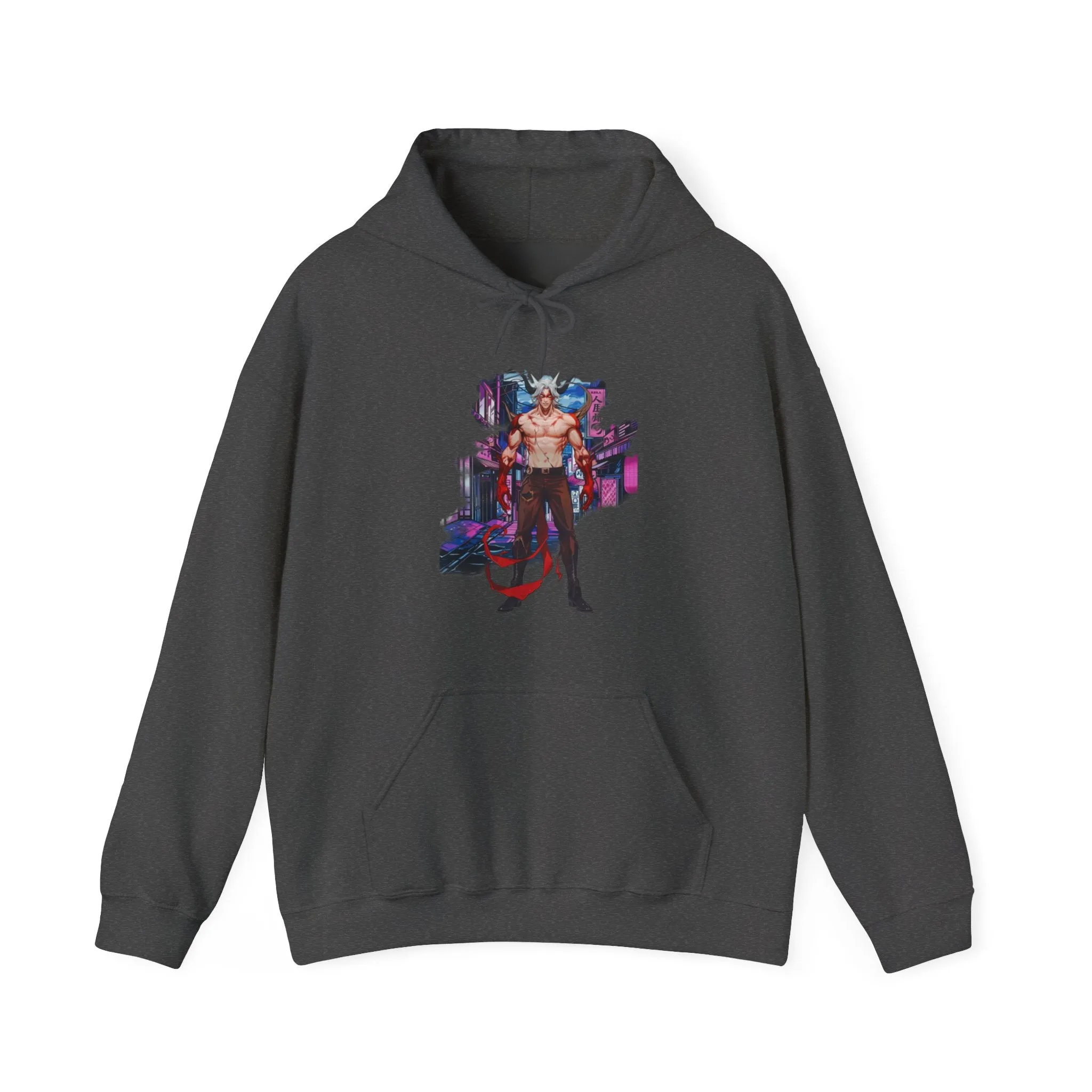 Anime Male Demon Unisex Heavy Blend™ Hooded Sweatshirt