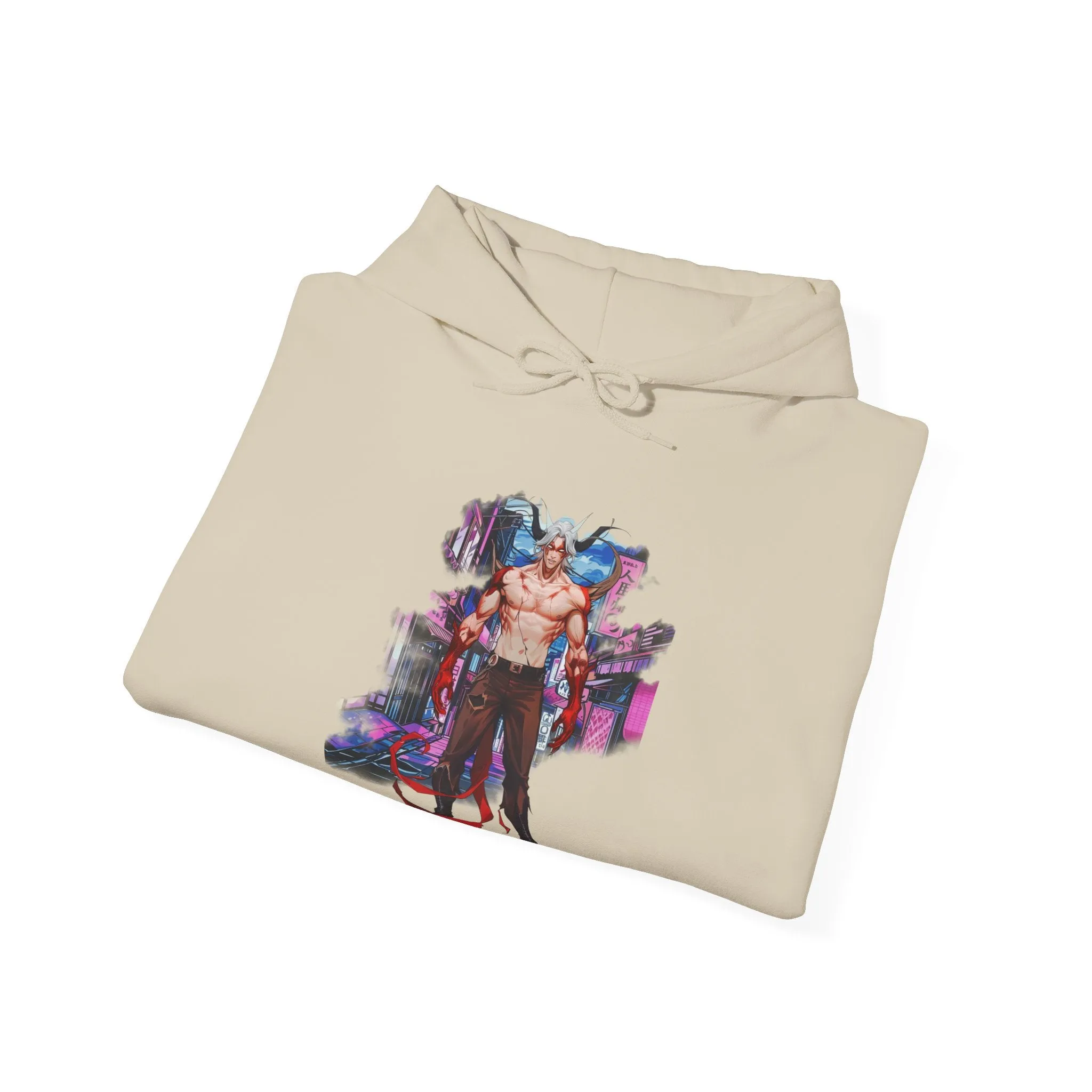 Anime Male Demon Unisex Heavy Blend™ Hooded Sweatshirt