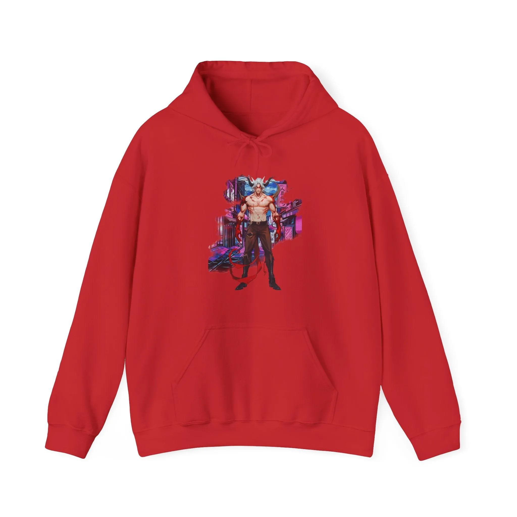 Anime Male Demon Unisex Heavy Blend™ Hooded Sweatshirt