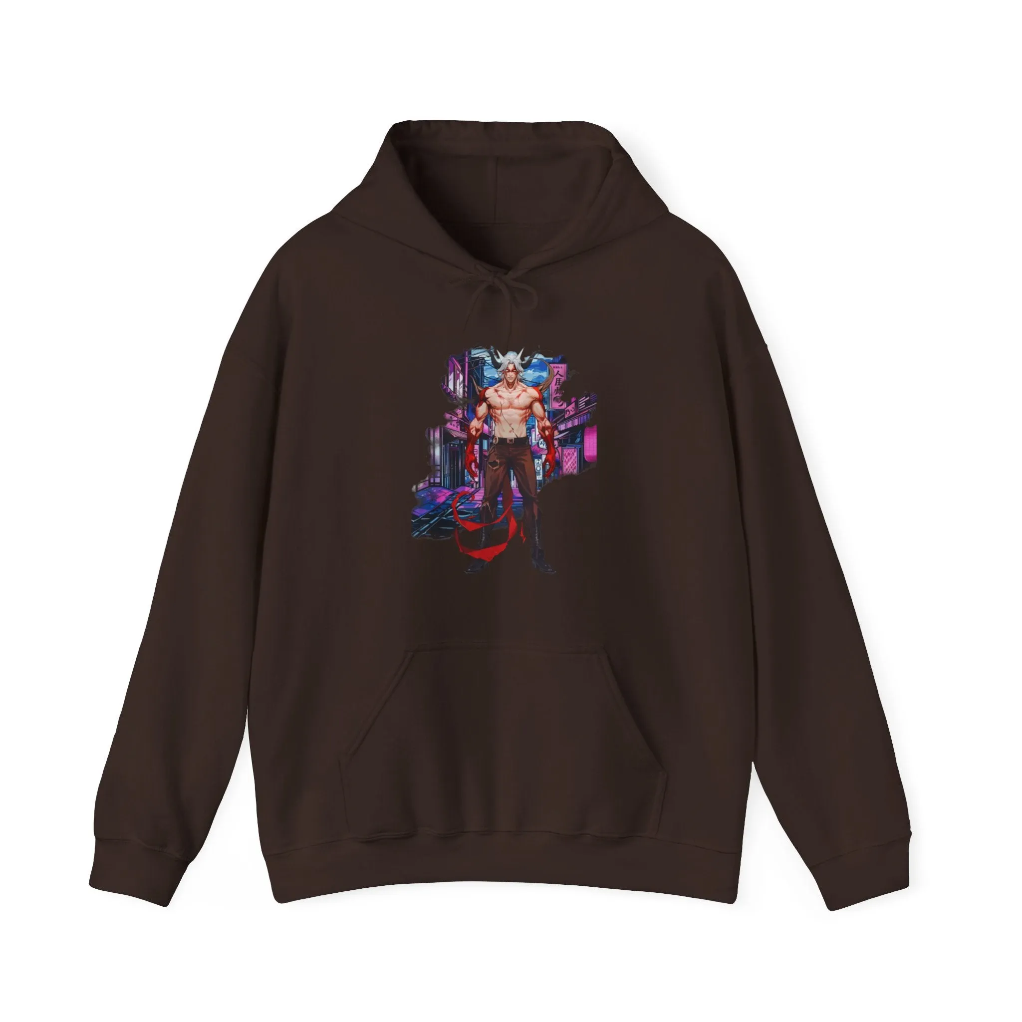 Anime Male Demon Unisex Heavy Blend™ Hooded Sweatshirt