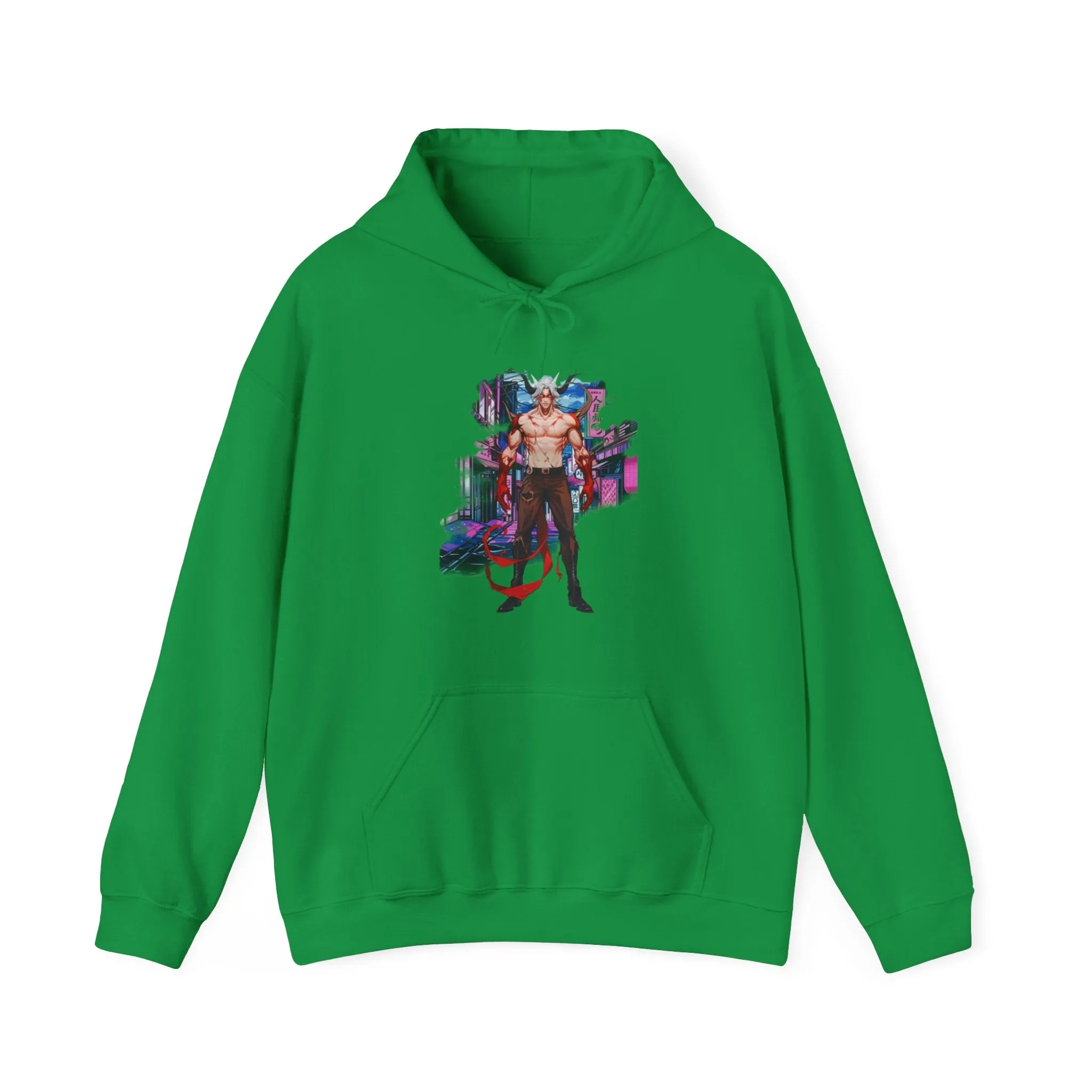 Anime Male Demon Unisex Heavy Blend™ Hooded Sweatshirt