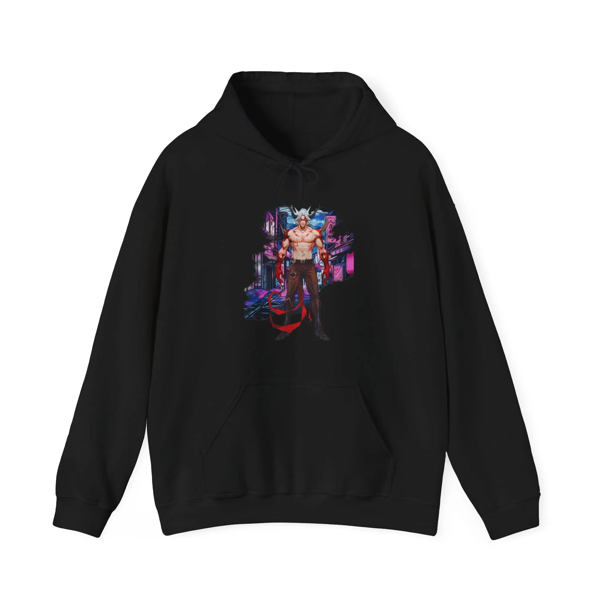 Anime Male Demon Unisex Heavy Blend™ Hooded Sweatshirt