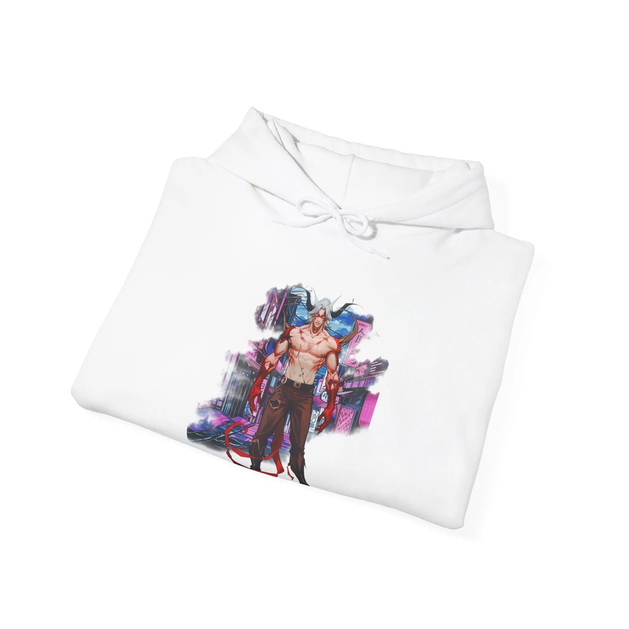 Anime Male Demon Unisex Heavy Blend™ Hooded Sweatshirt