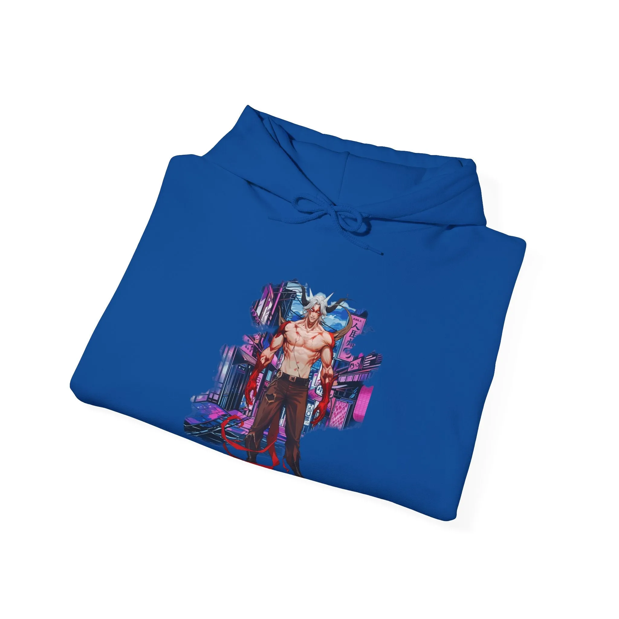 Anime Male Demon Unisex Heavy Blend™ Hooded Sweatshirt
