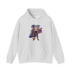 Anime Male Demon Unisex Heavy Blend™ Hooded Sweatshirt