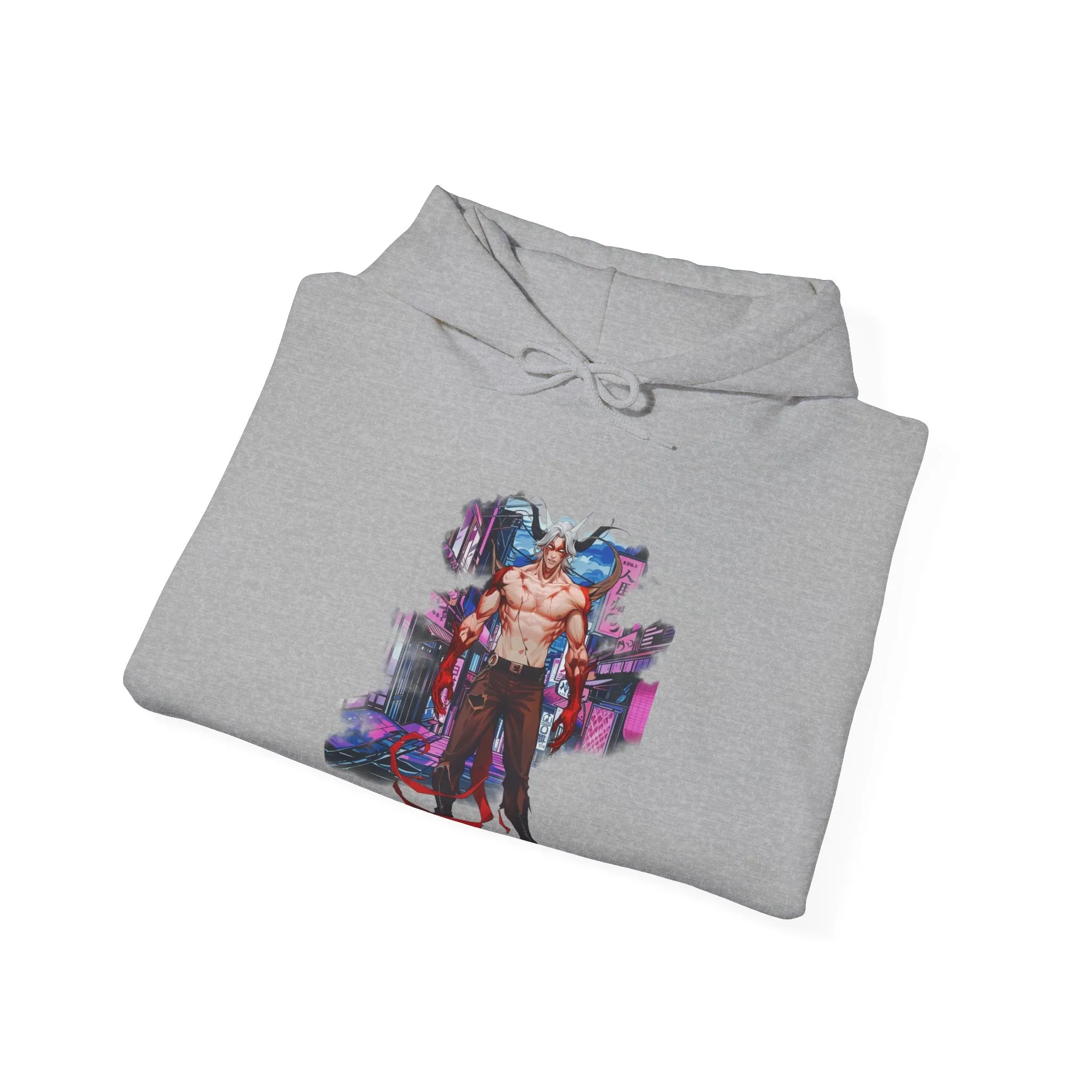 Anime Male Demon Unisex Heavy Blend™ Hooded Sweatshirt