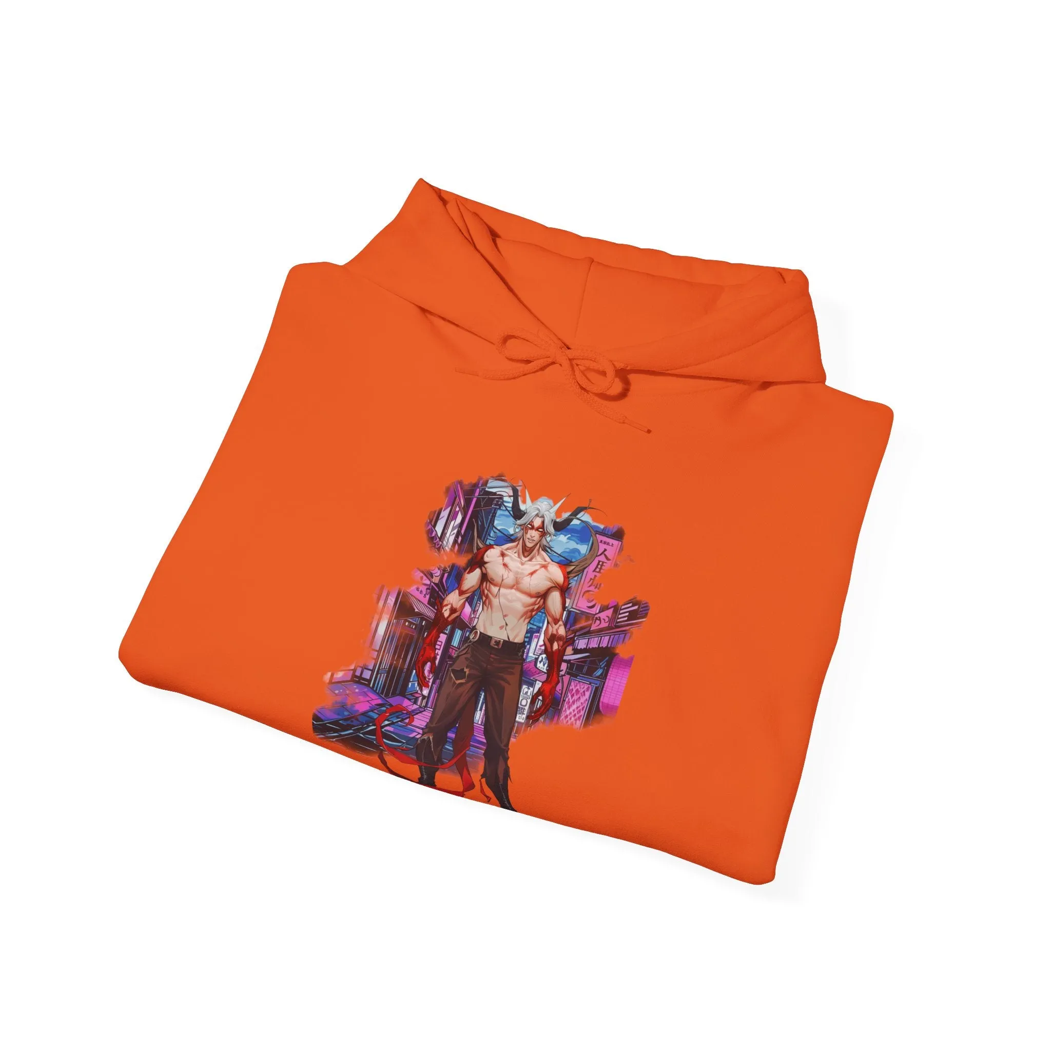 Anime Male Demon Unisex Heavy Blend™ Hooded Sweatshirt