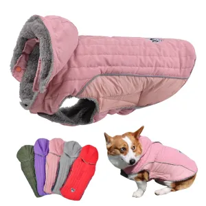 ArcticCozy™ Reflective Dog Jacket - Warm Quilted Winter Coat