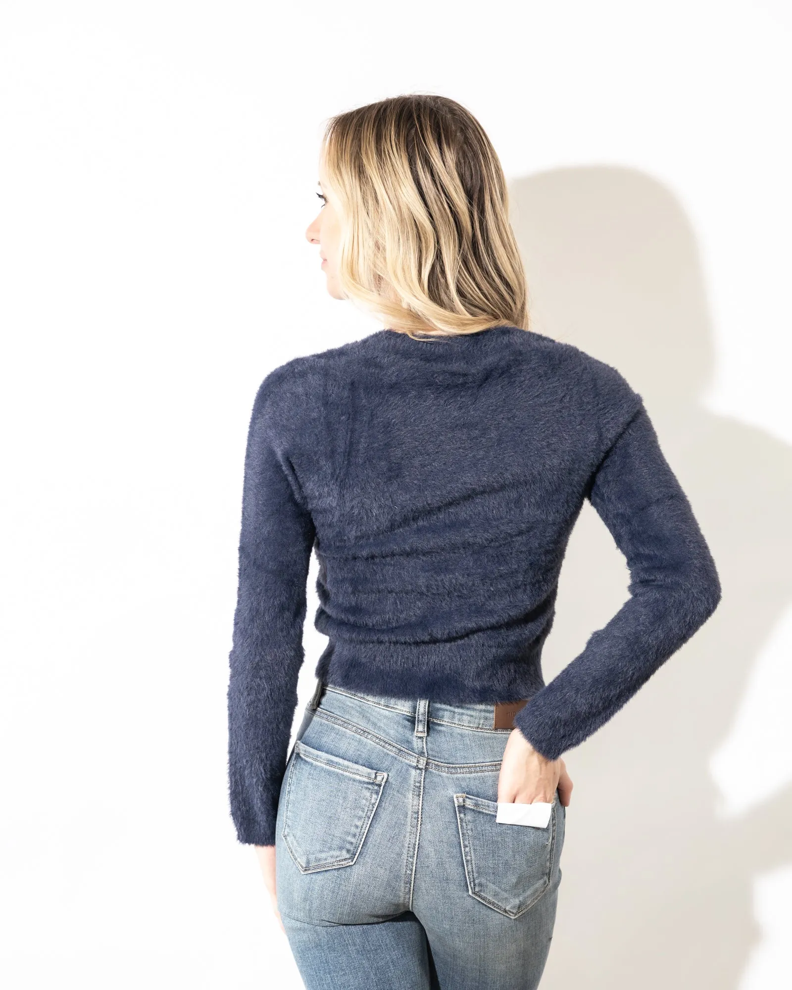 Aster Fuzzy Knit Sweater