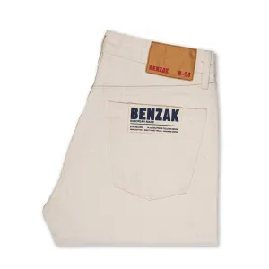 B-04 RELAXED TAPERED 14 oz. selvedge colour denim / ecru