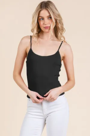 Basic Double Layers Fitted Cami Top