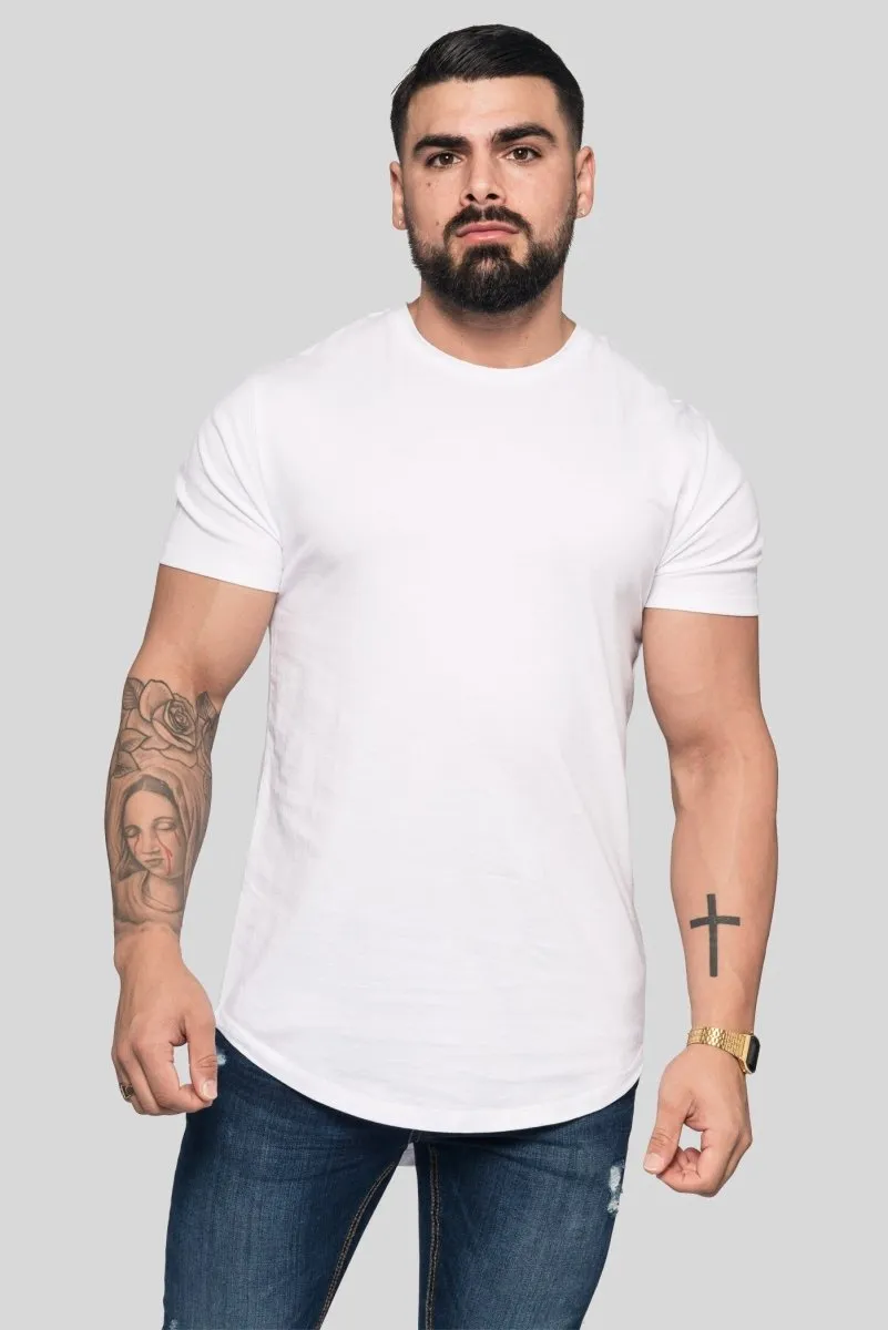 Basic Fate Curved Hem T-Shirt