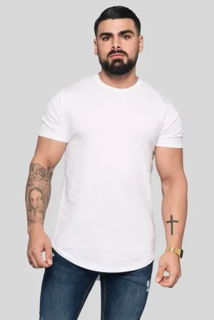 Basic Fate Curved Hem T-Shirt