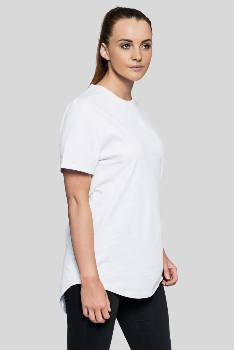 Basic Fate Curved Hem T-Shirt