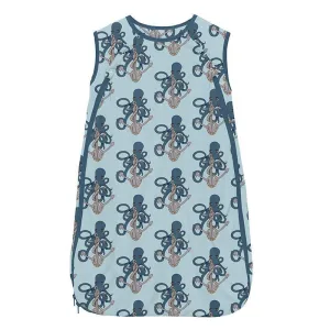 Boy's Print Bamboo Fluffle Sleeping Bag - Spring Sky Octopus Anchor