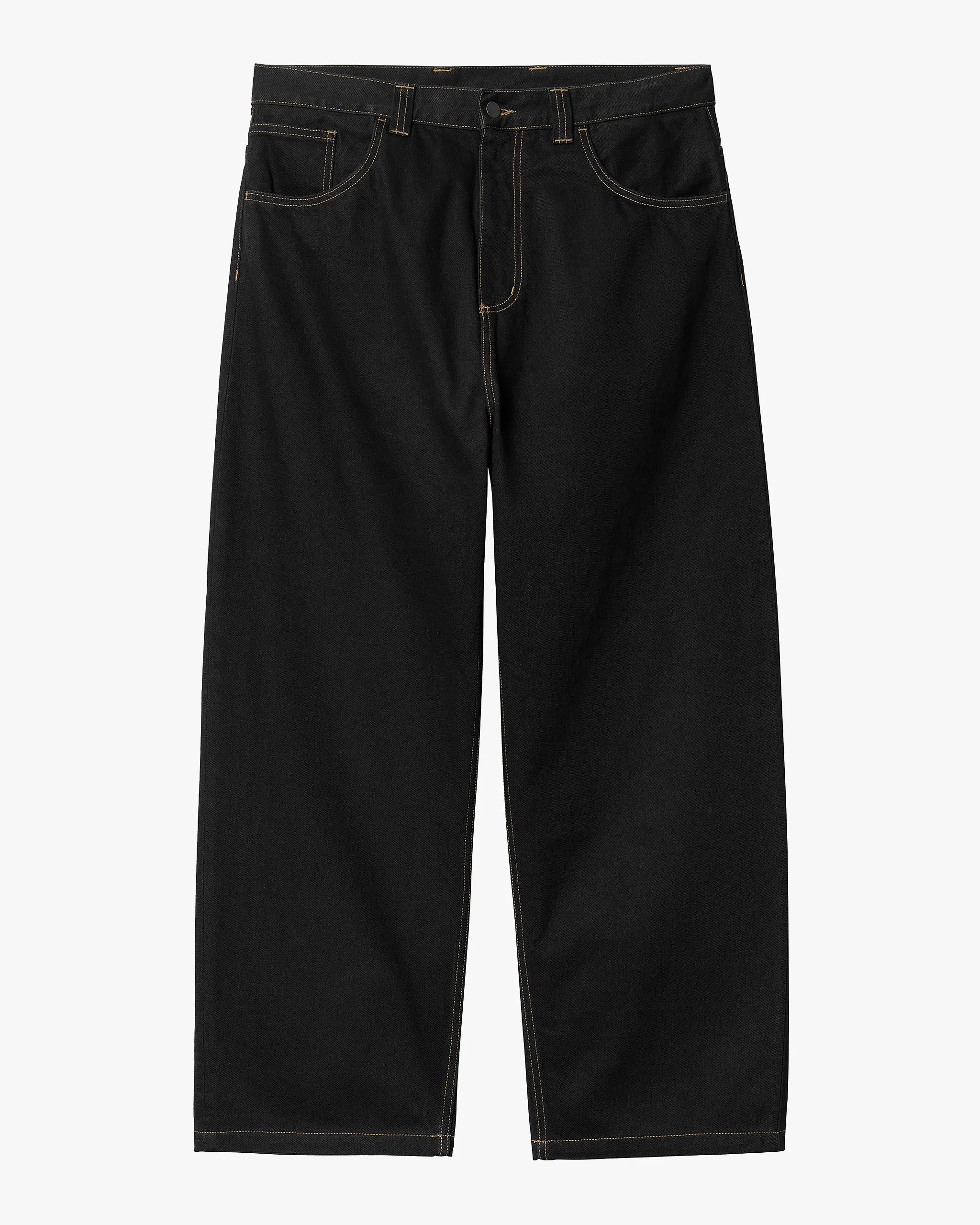 Carhartt WIP Brandon Pant Loose Straight Mens Jeans - Black Rinsed