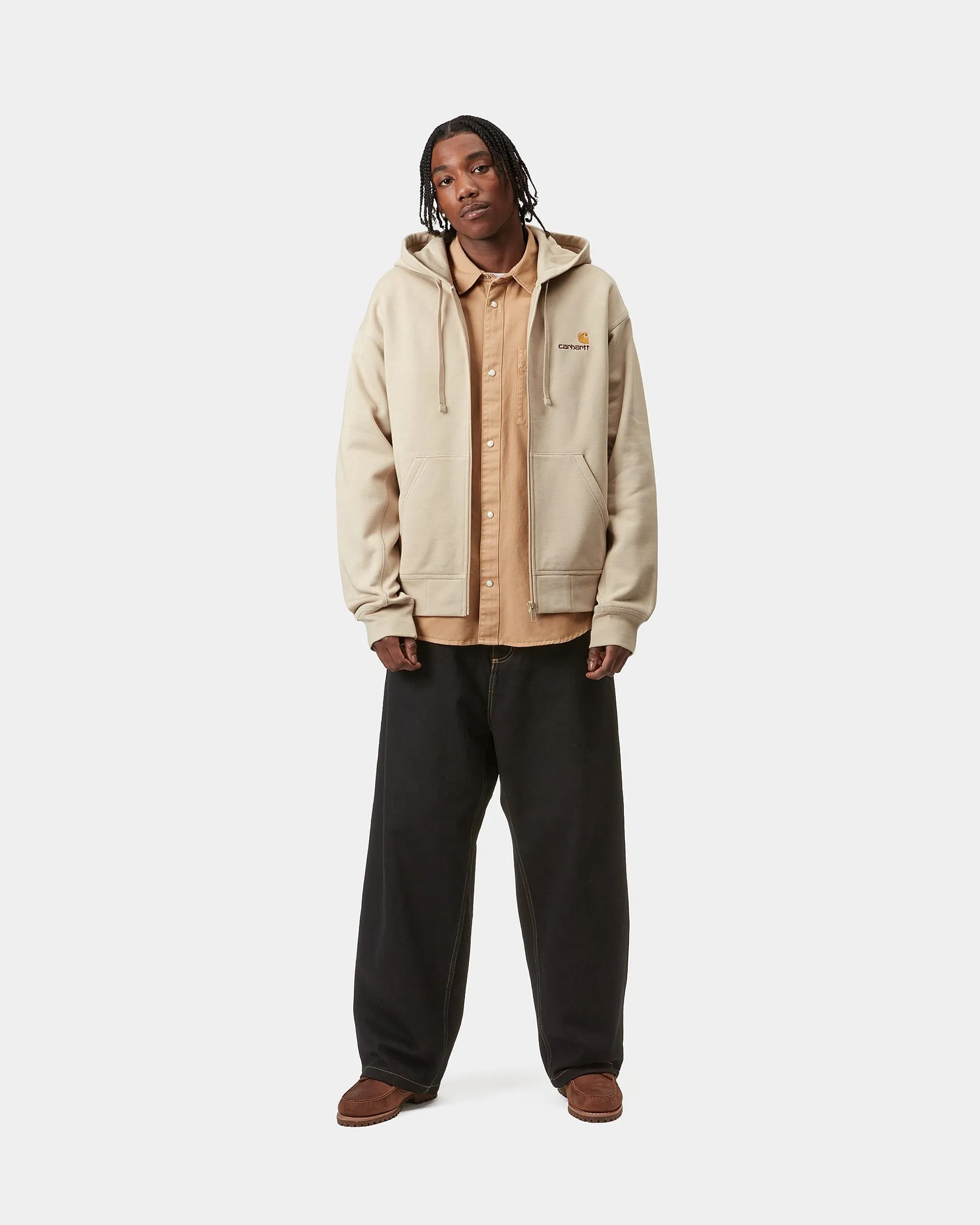 Carhartt WIP Brandon Pant Loose Straight Mens Jeans - Black Rinsed