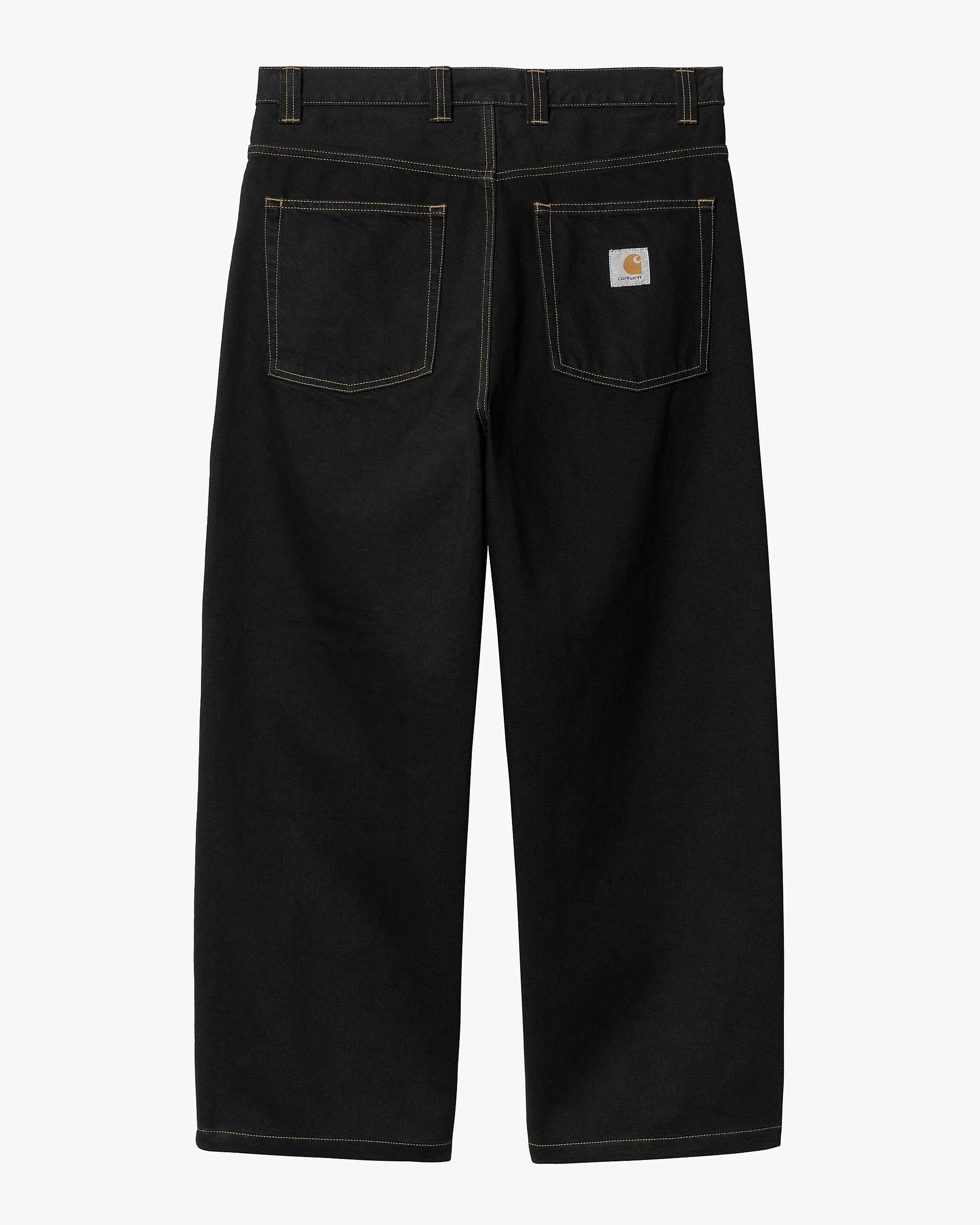 Carhartt WIP Brandon Pant Loose Straight Mens Jeans - Black Rinsed