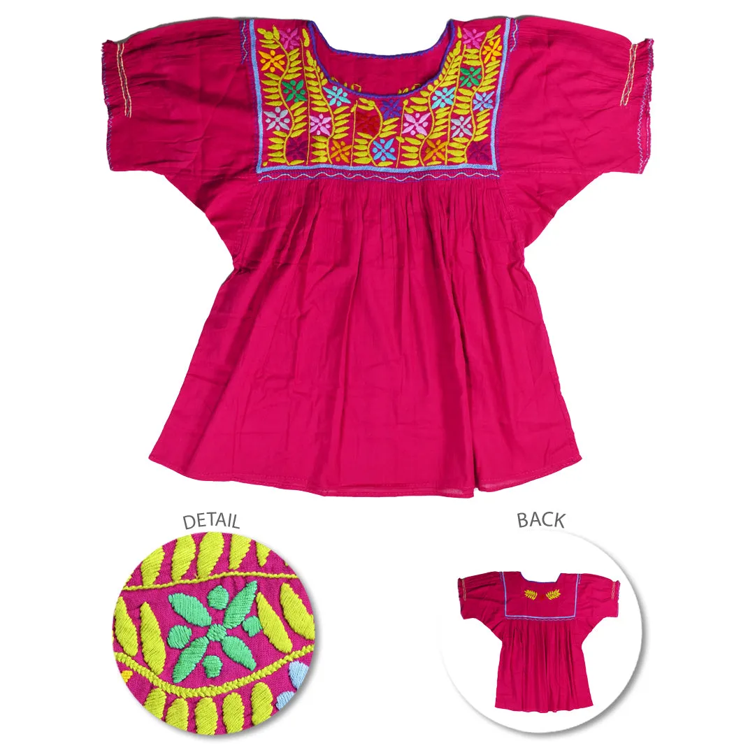 Carranza Ruffles Embroidered Blouse