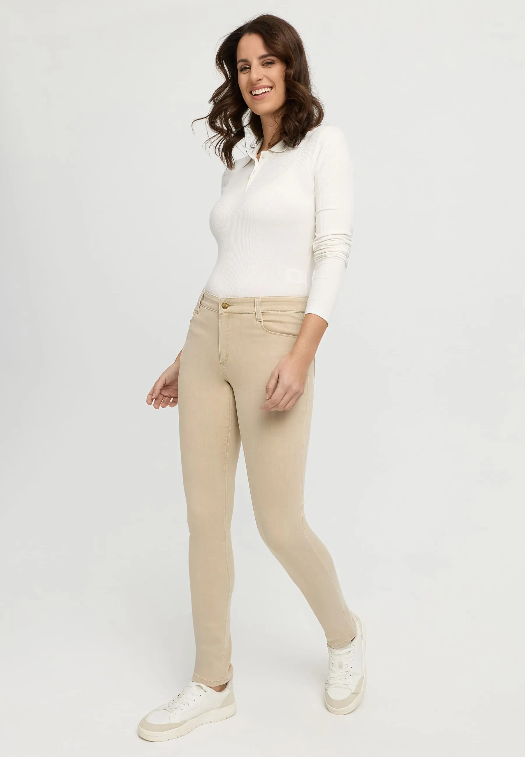 Classic jeans | Beige