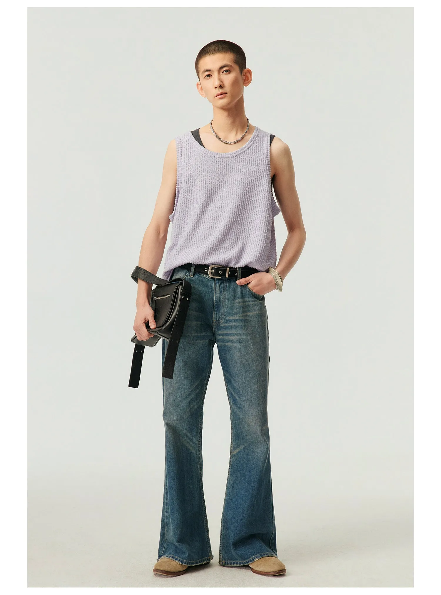 Classic Retro Flared Jeans