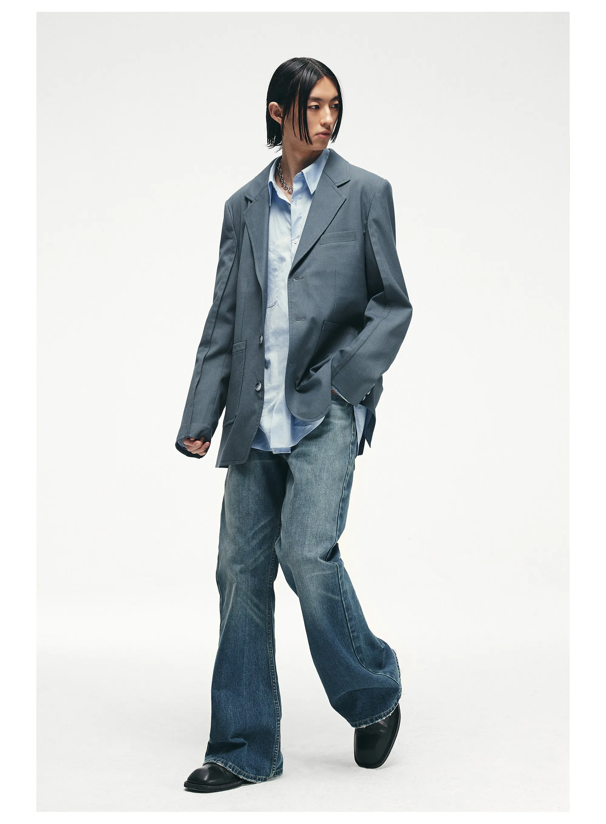 Classic Retro Flared Jeans