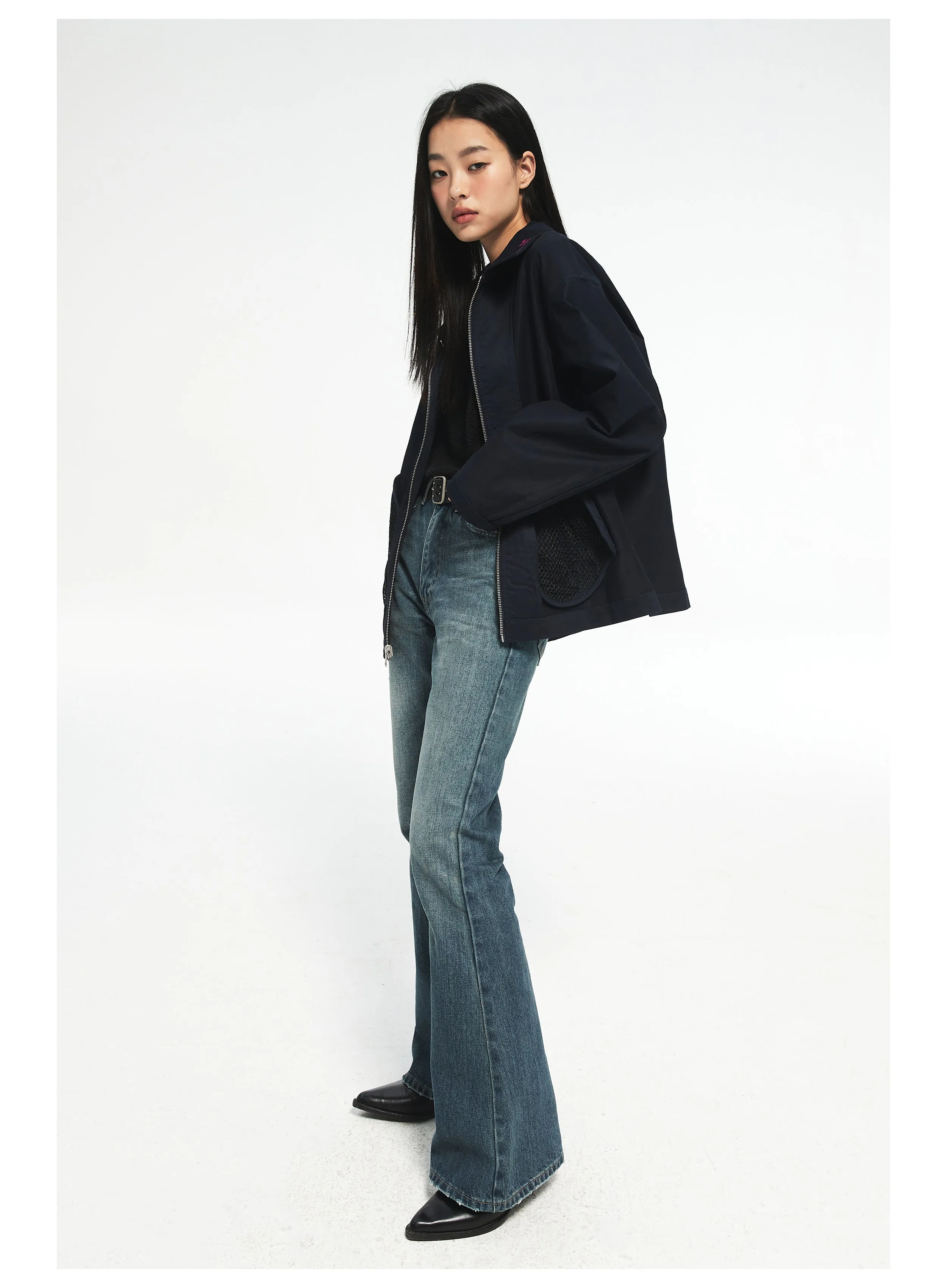 Classic Retro Flared Jeans