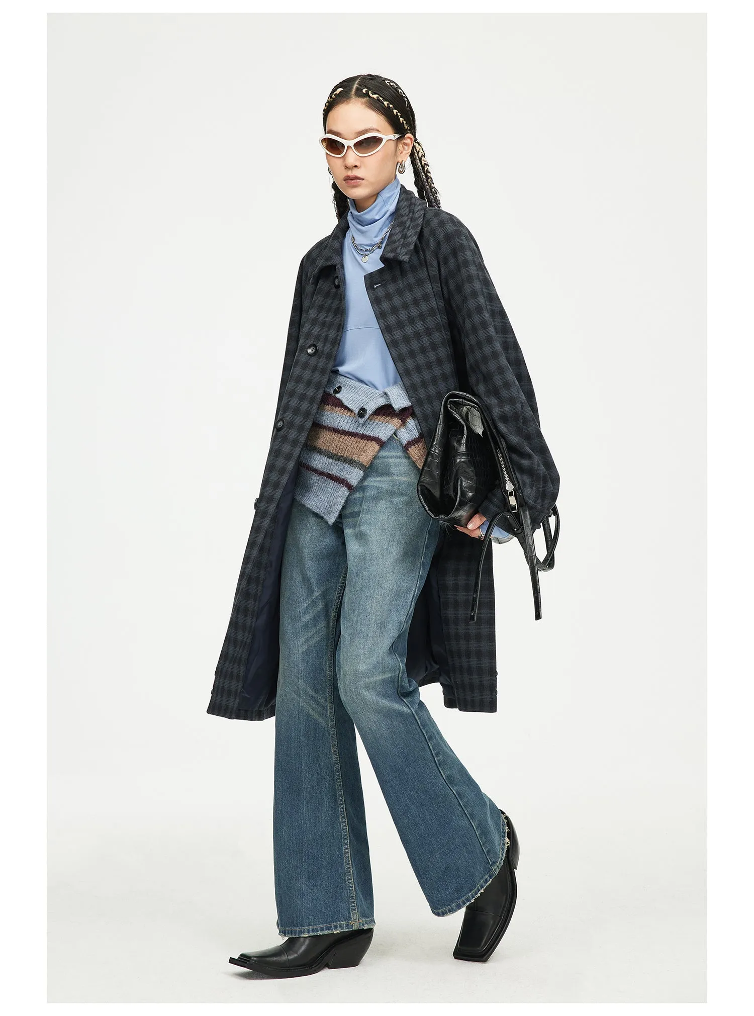 Classic Retro Flared Jeans