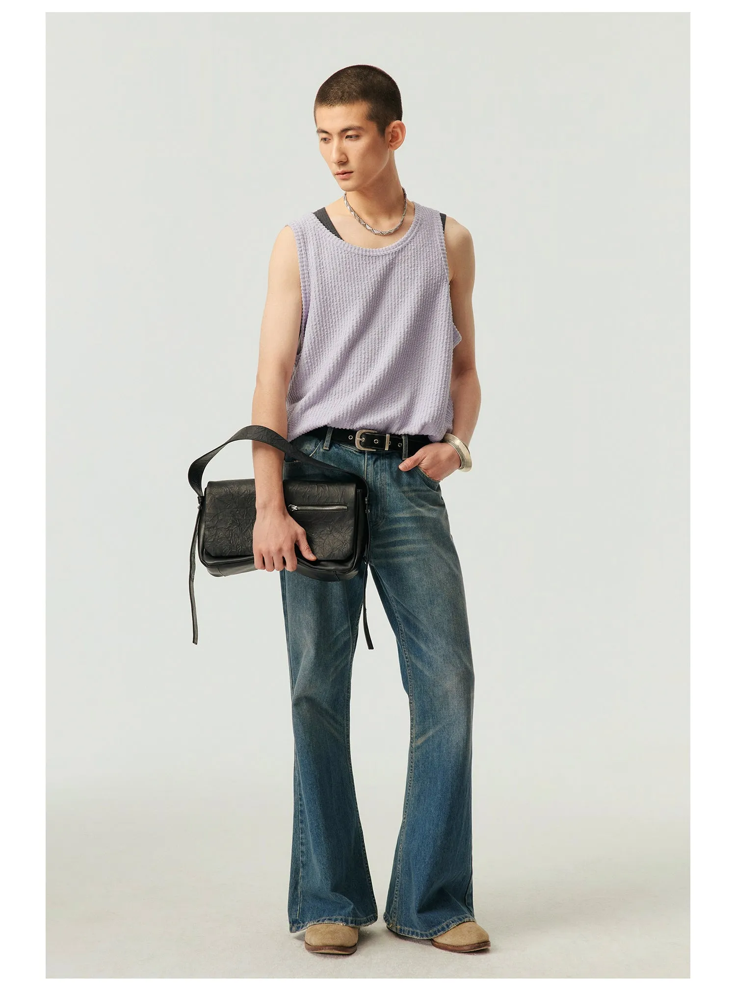 Classic Retro Flared Jeans