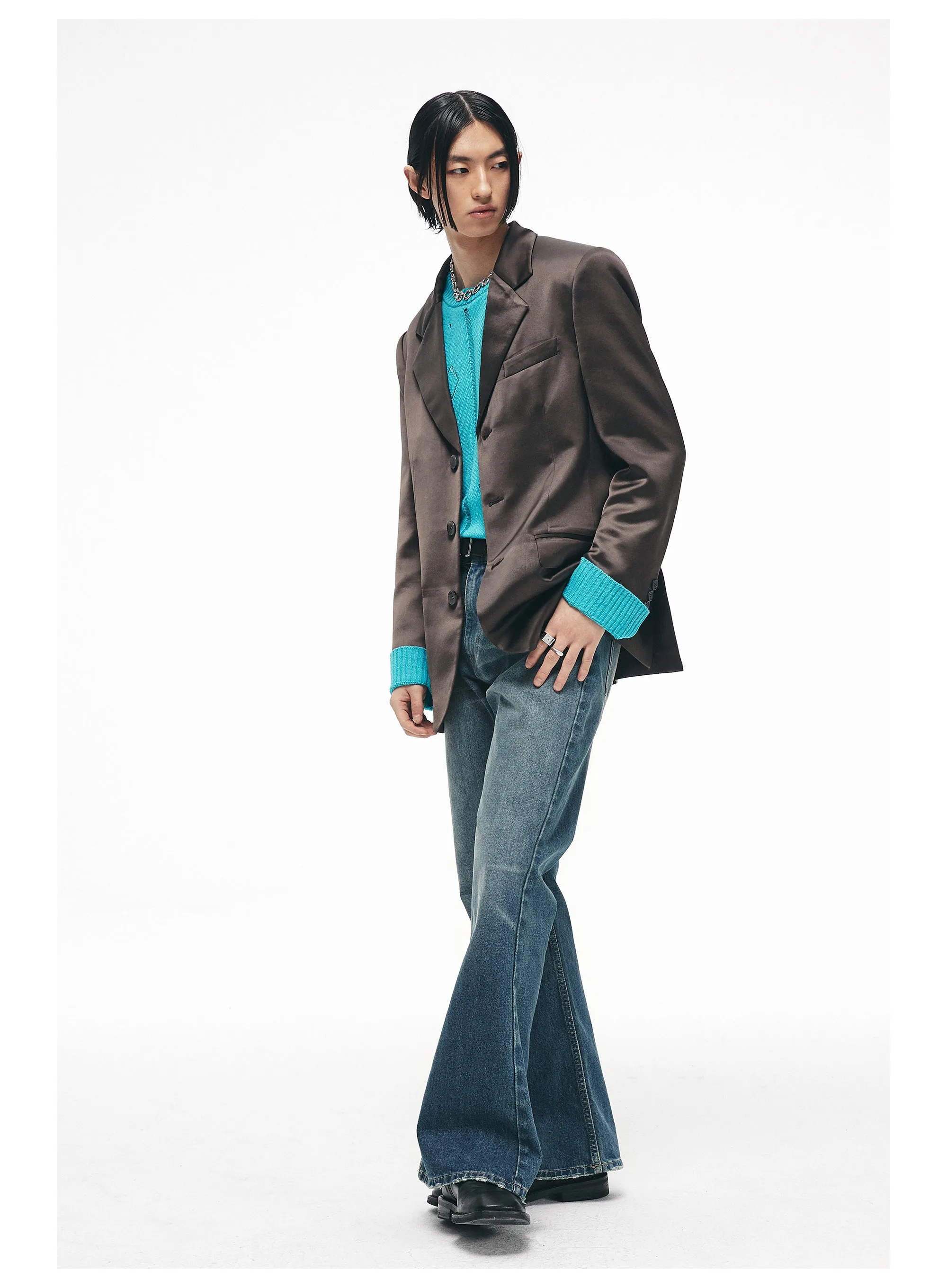 Classic Retro Flared Jeans