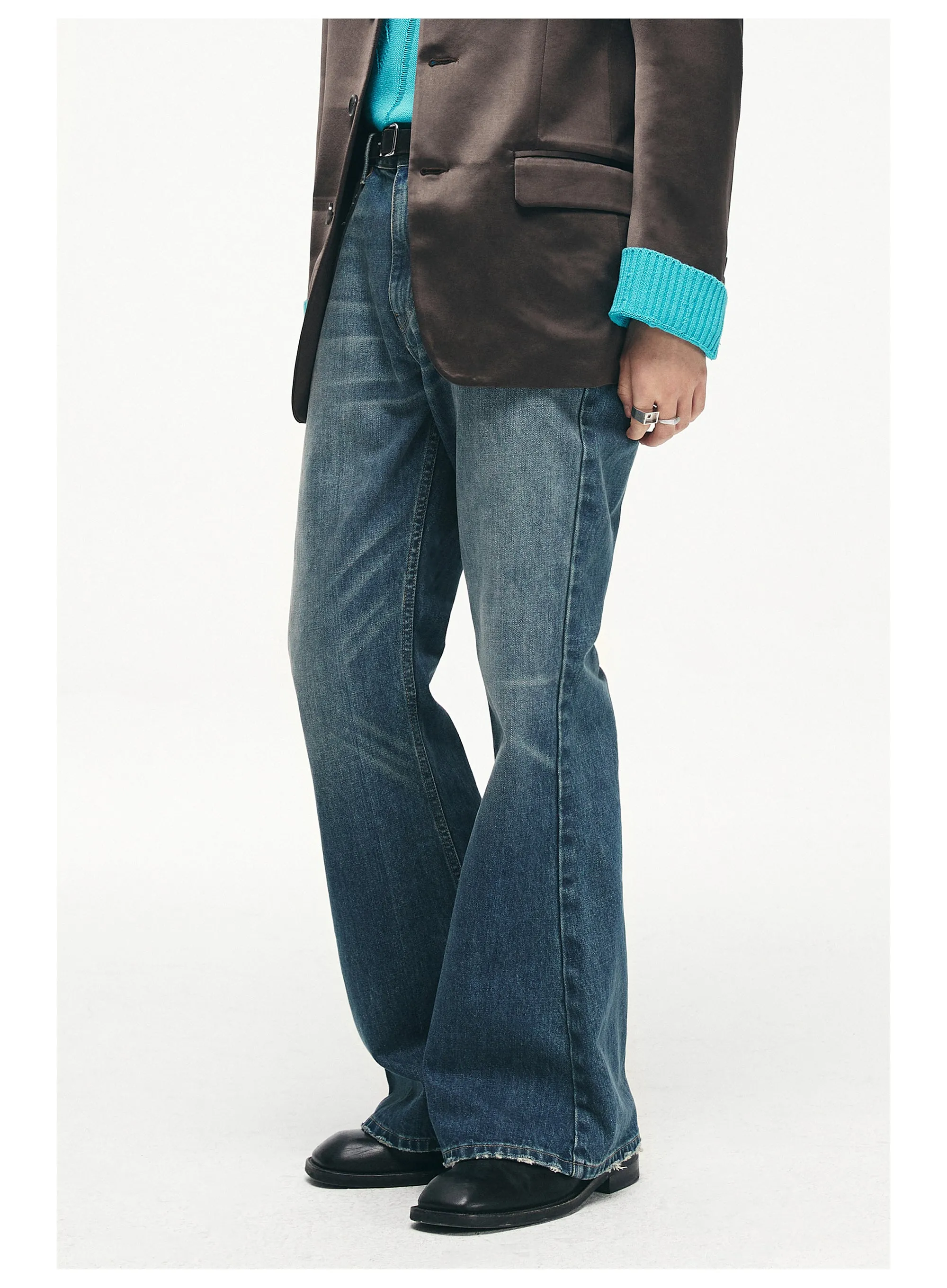 Classic Retro Flared Jeans