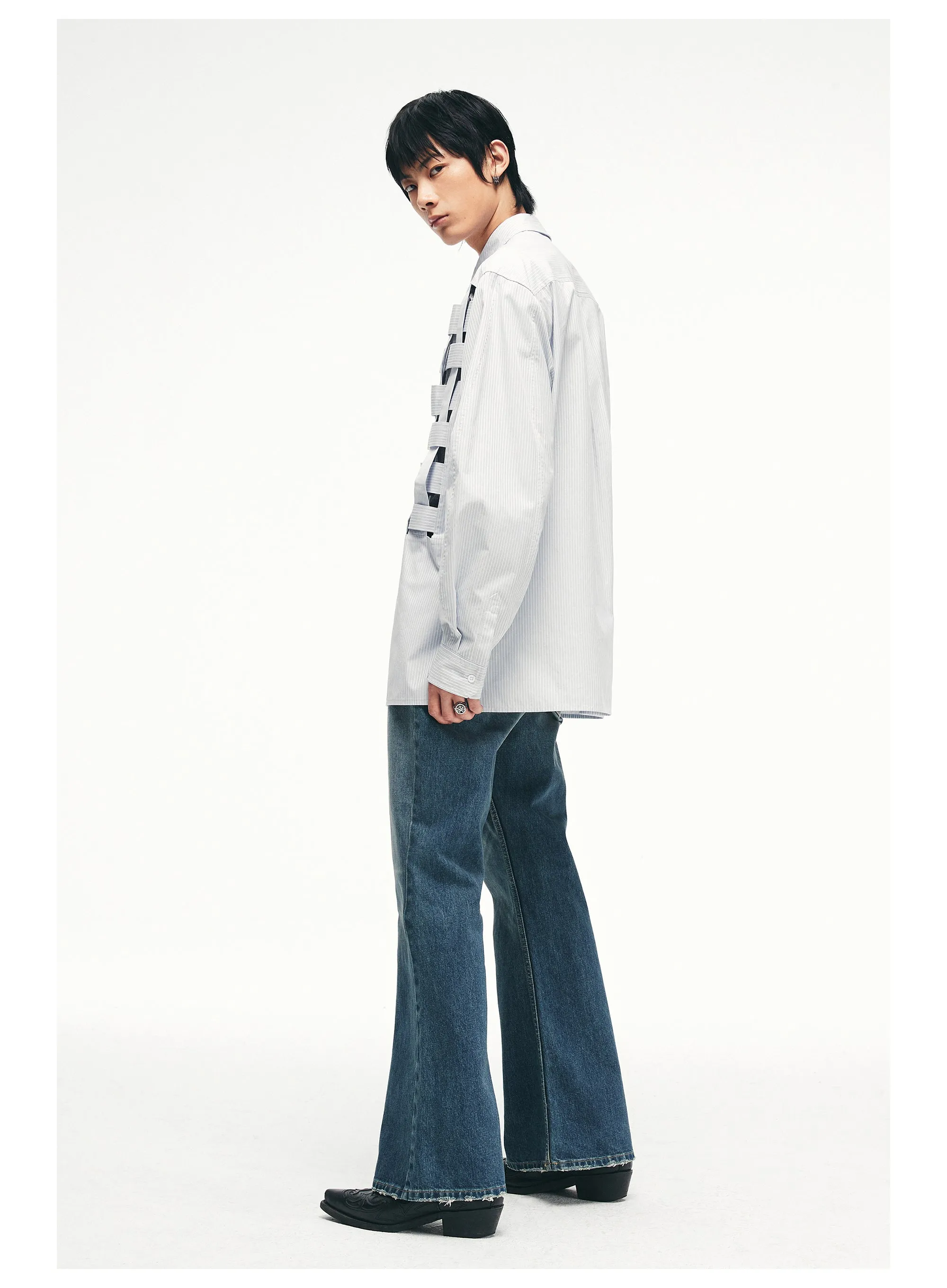 Classic Retro Flared Jeans