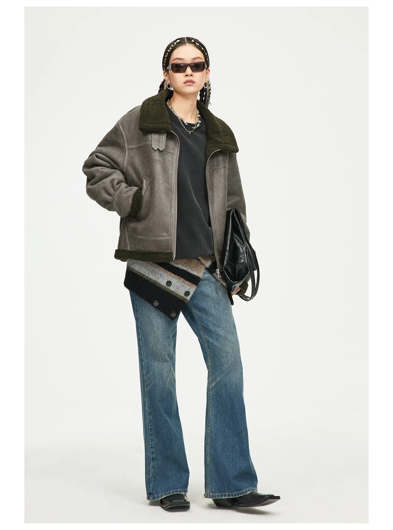 Classic Retro Flared Jeans