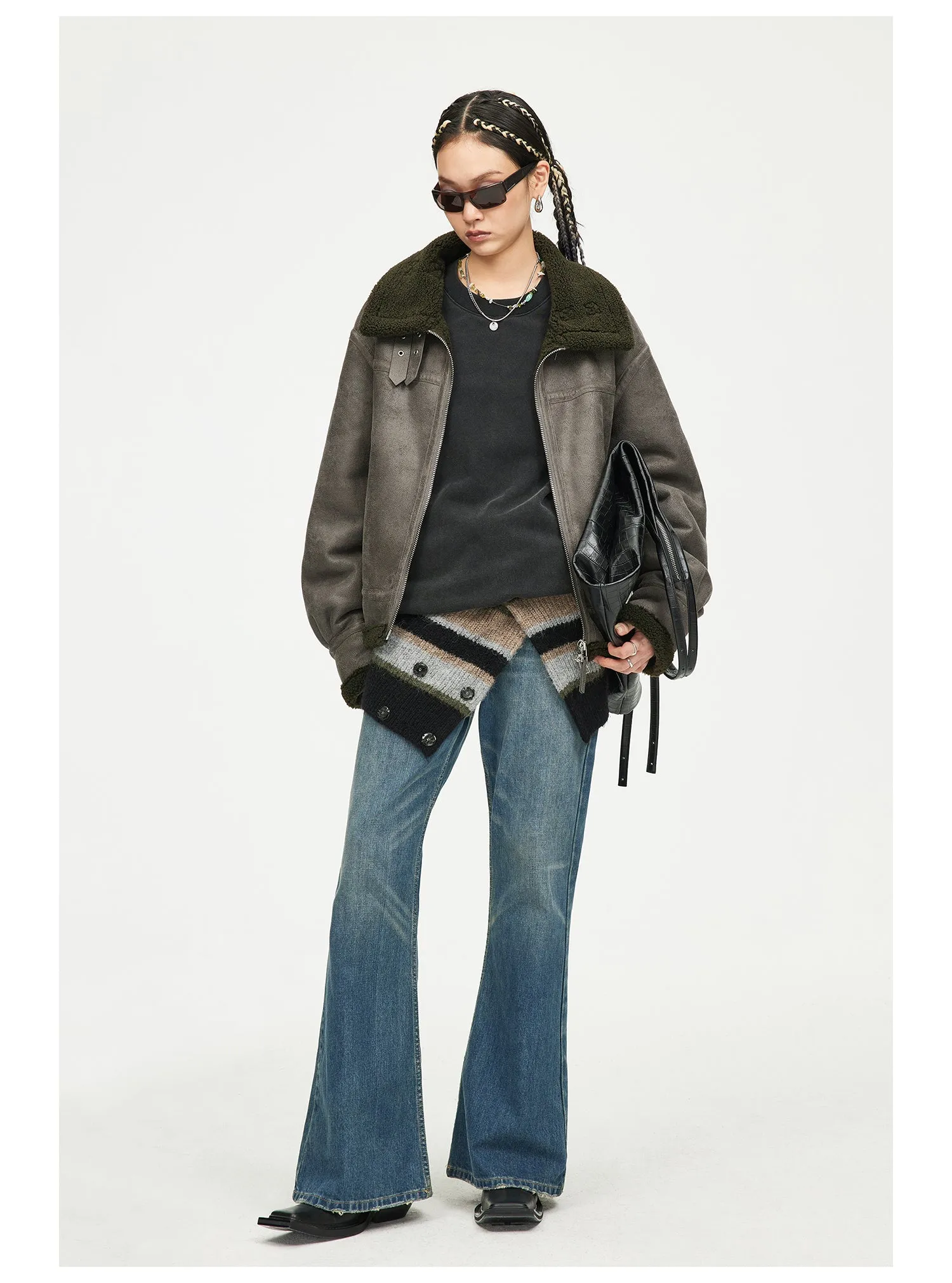Classic Retro Flared Jeans
