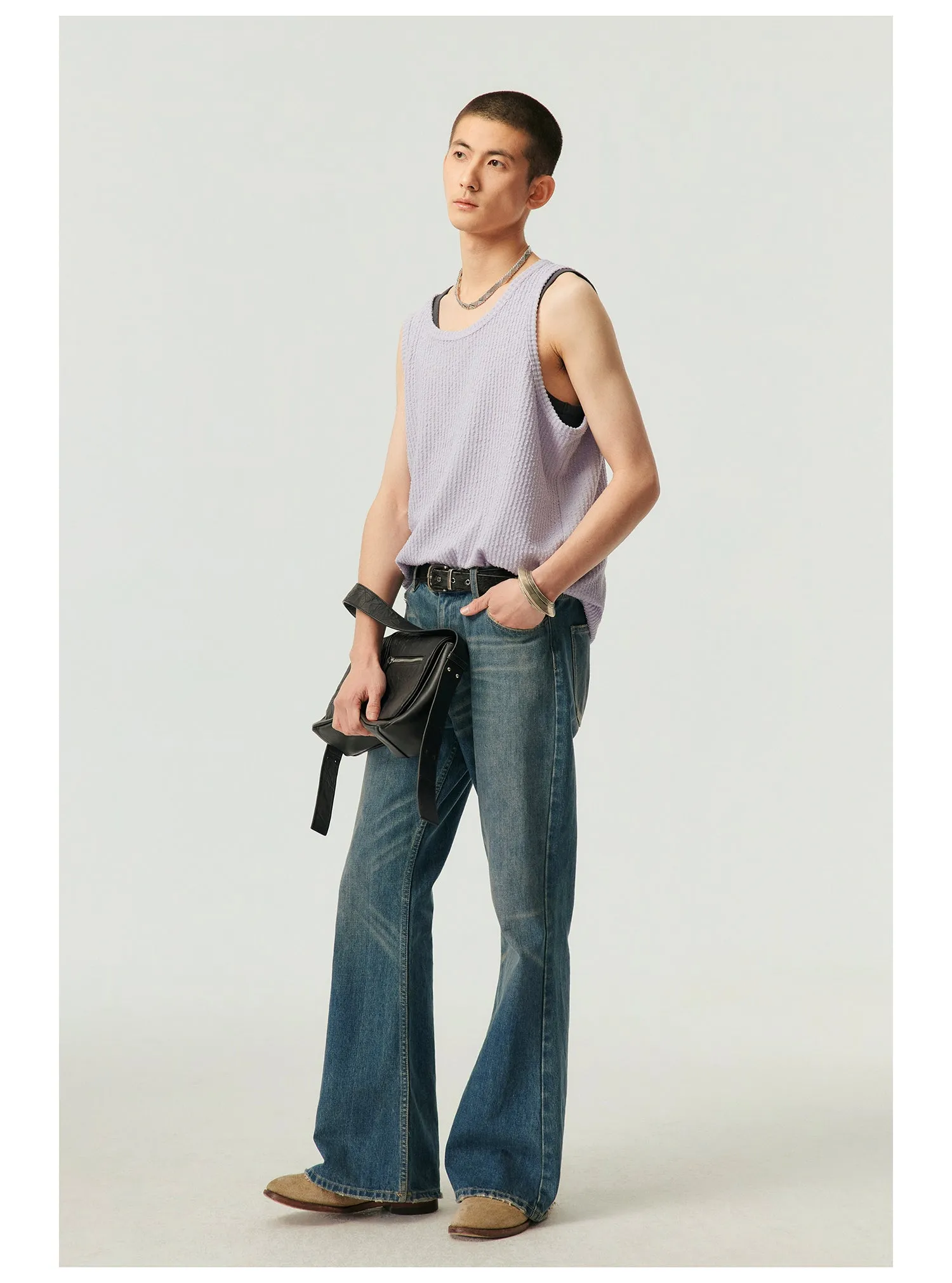 Classic Retro Flared Jeans