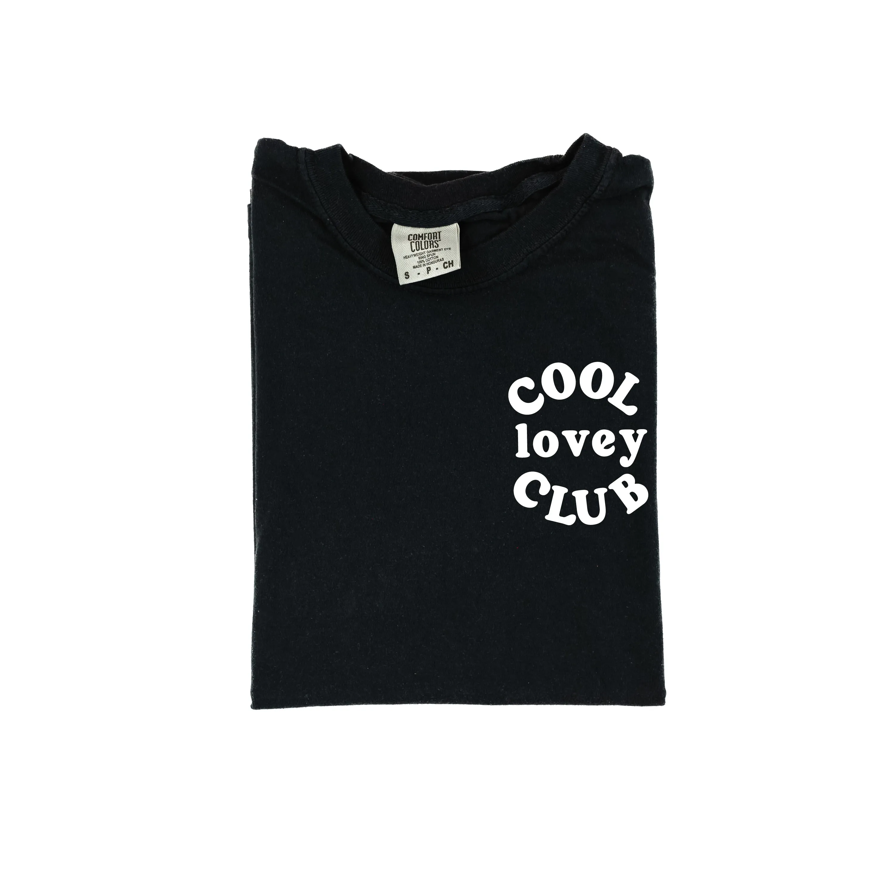 COOL Lovey CLUB - Pocket Design - SHORT SLEEVE COMFORT COLORS TEE