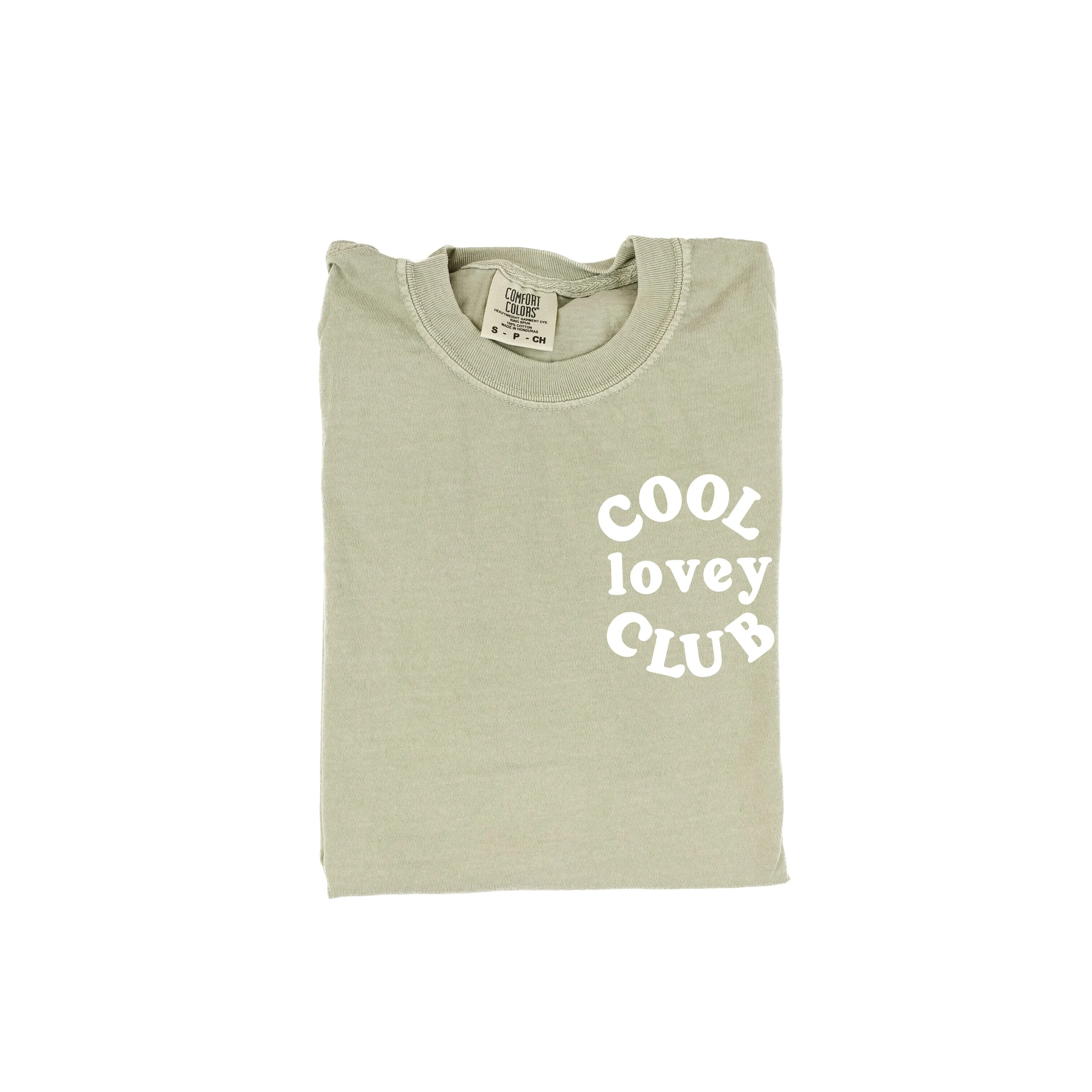 COOL Lovey CLUB - Pocket Design - SHORT SLEEVE COMFORT COLORS TEE