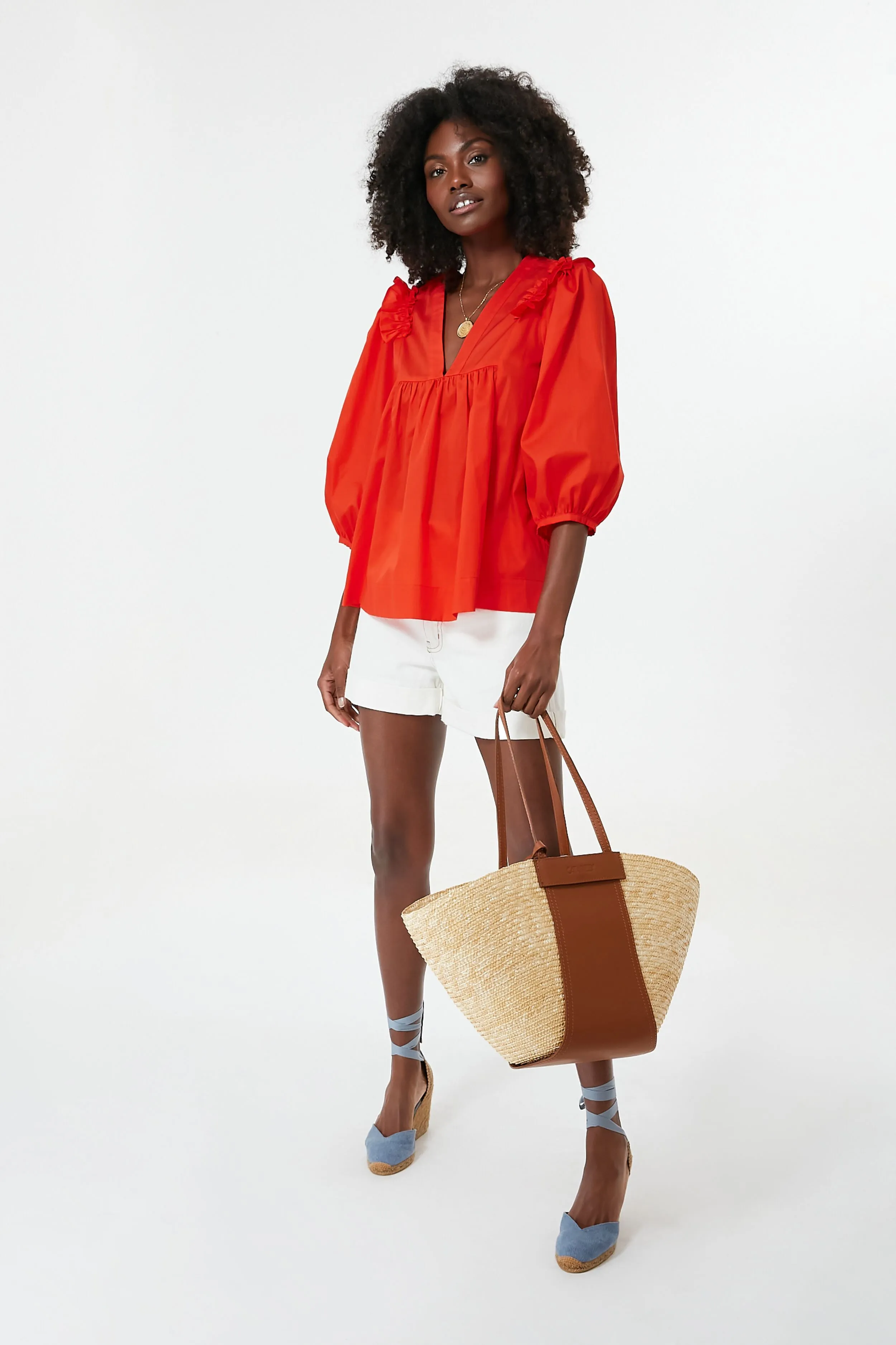 Coral Cheryl Blouse